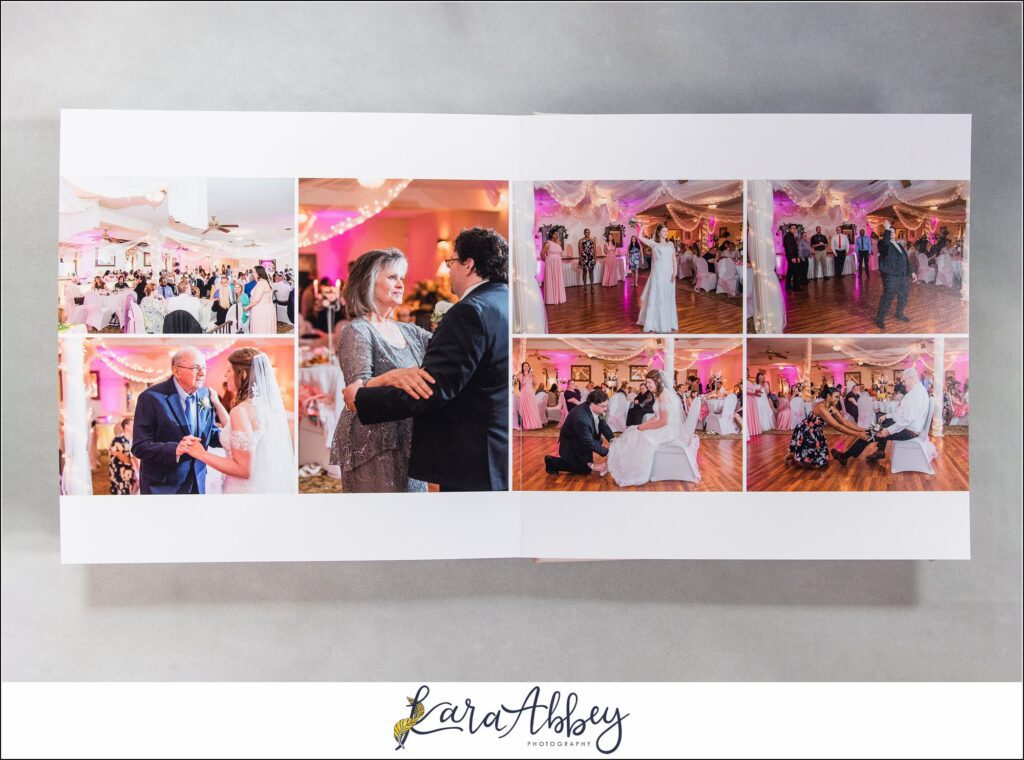 Blush Pink Leather Wedding Album Irwin PA