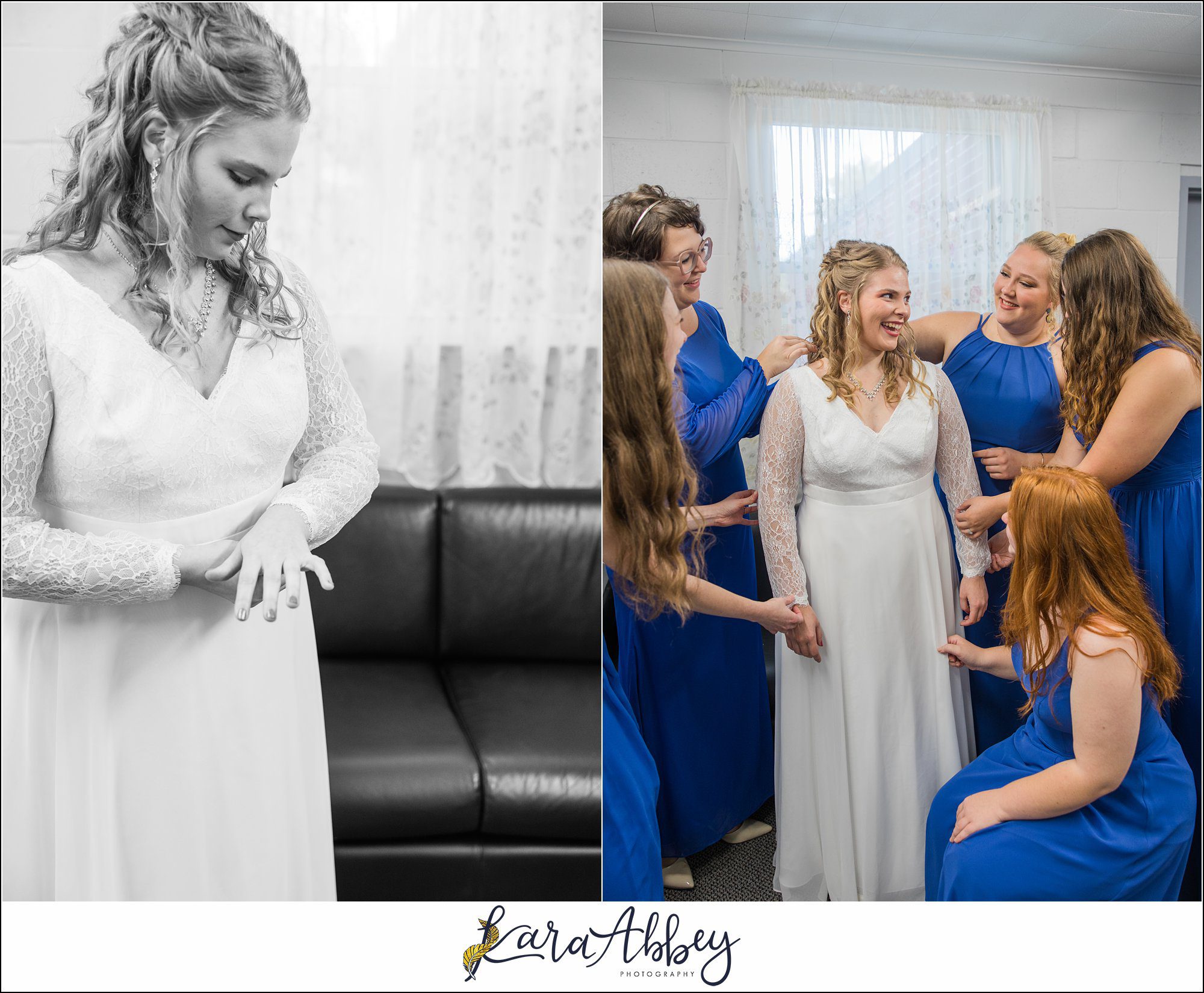 Summer Wedding Ceremony at Friendship Baptist Church in Irwin, PA