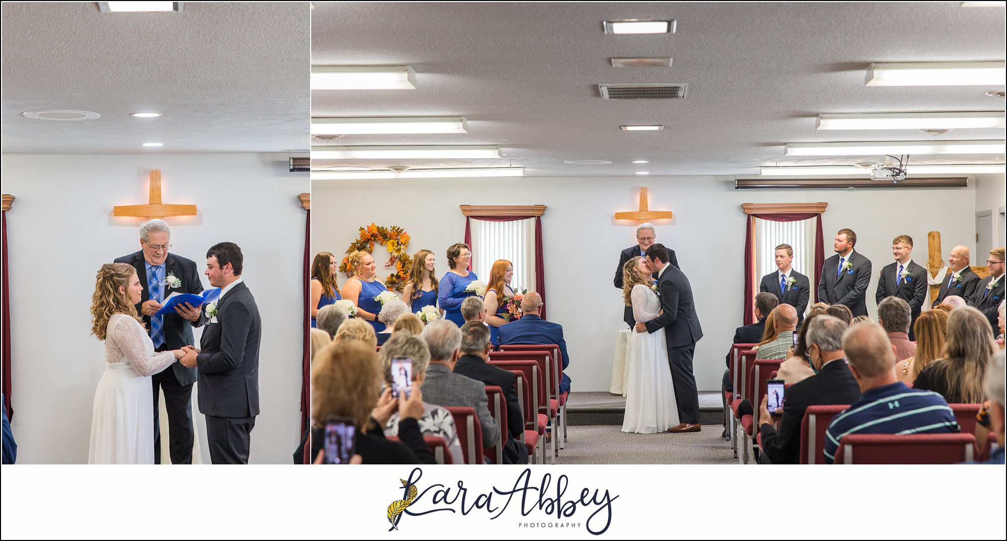 Summer Wedding Ceremony at Friendship Baptist Church in Irwin, PA