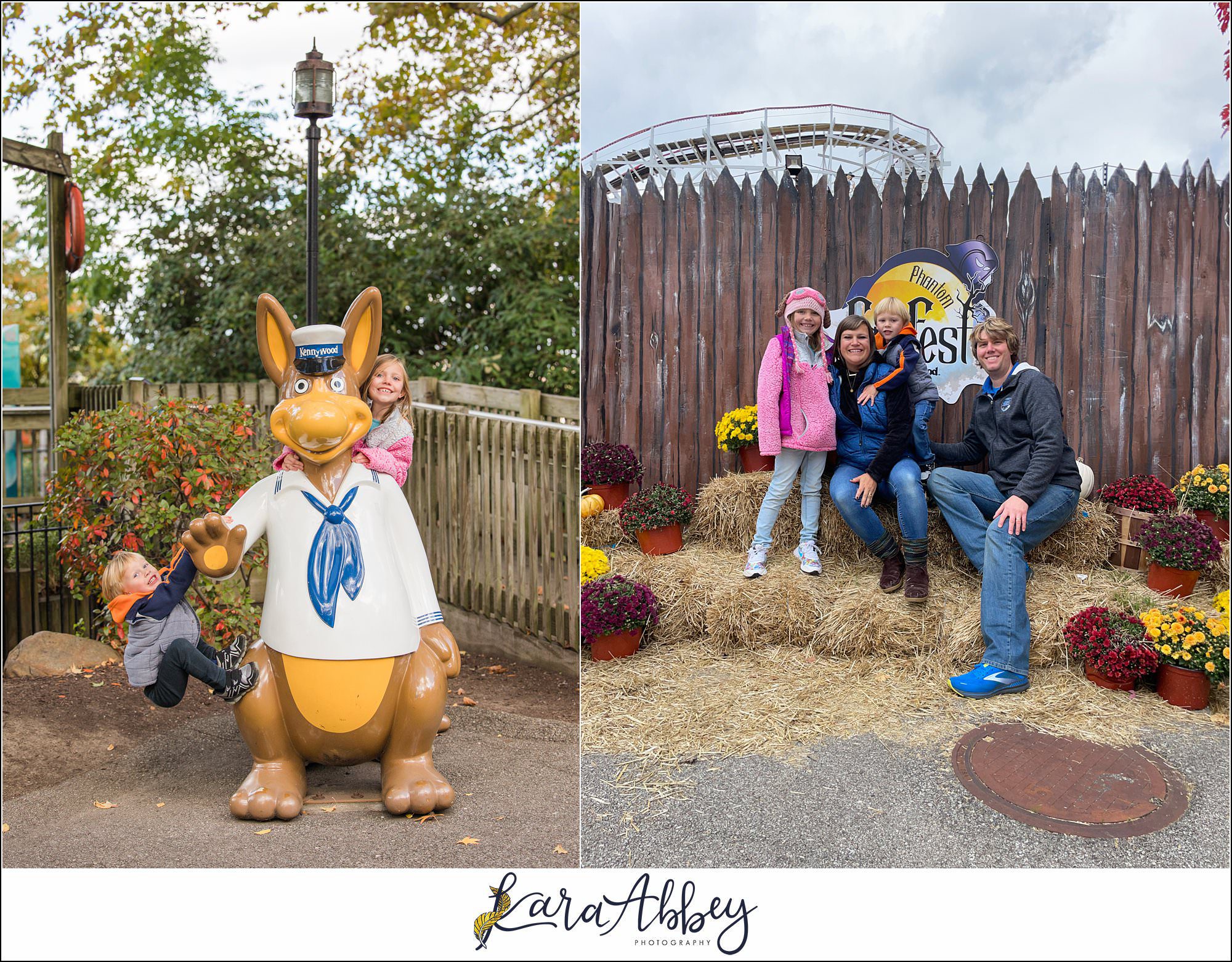 The Adventuring Abbeys at Phantom Fall Fest at Kennywood Park