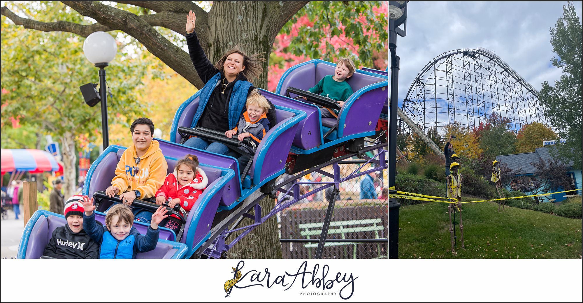 The Adventuring Abbeys at Phantom Fall Fest at Kennywood Park