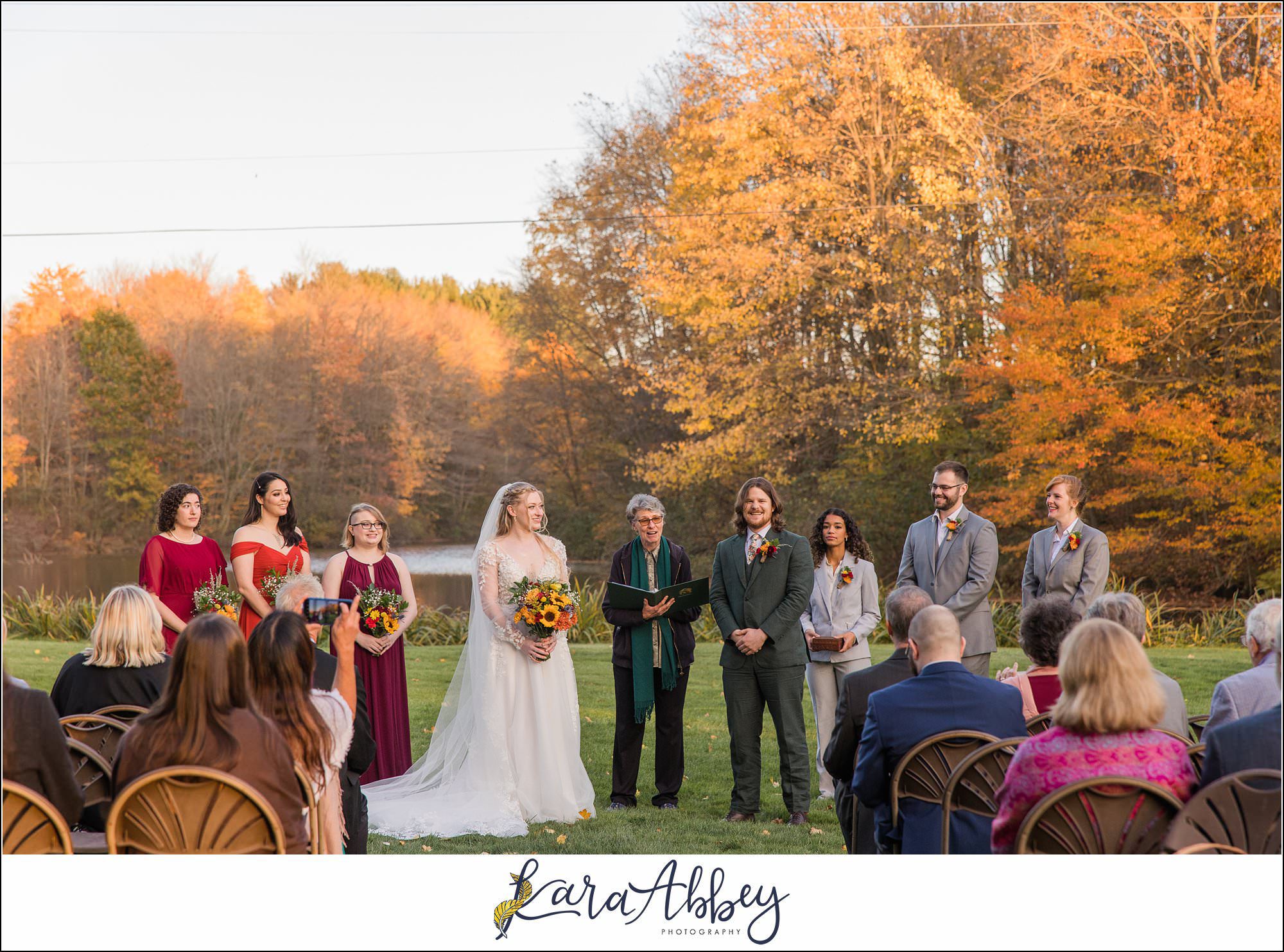 Fall Wedding at Green Gables Restaurant in Jennerstown, PA