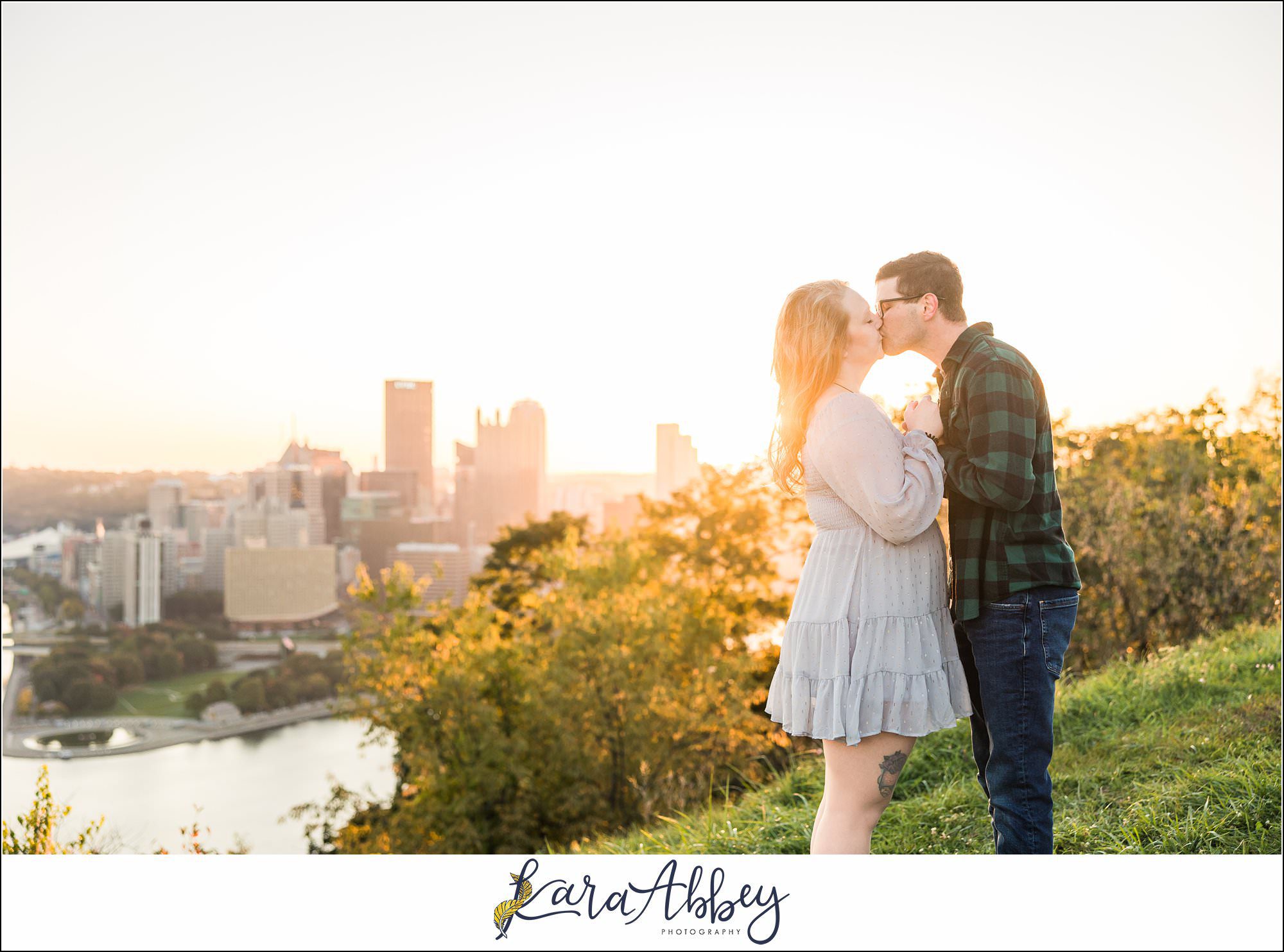 Sunrise Engagement Session on Mount Washington Pittsburgh PA