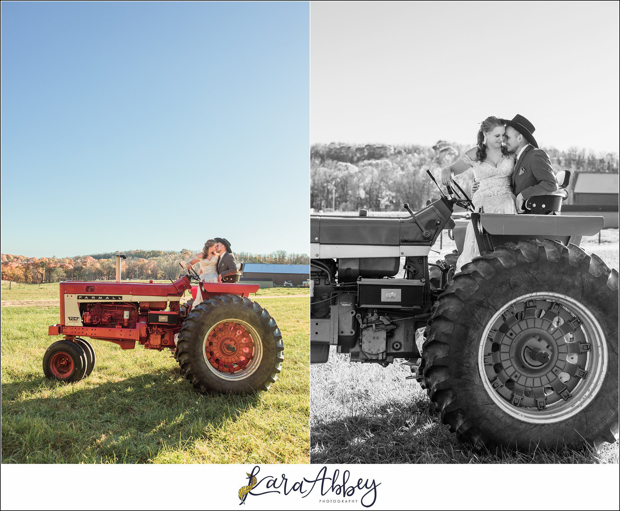 Bride And Her Horses Post-Wedding Portraits in New Alexandia PA