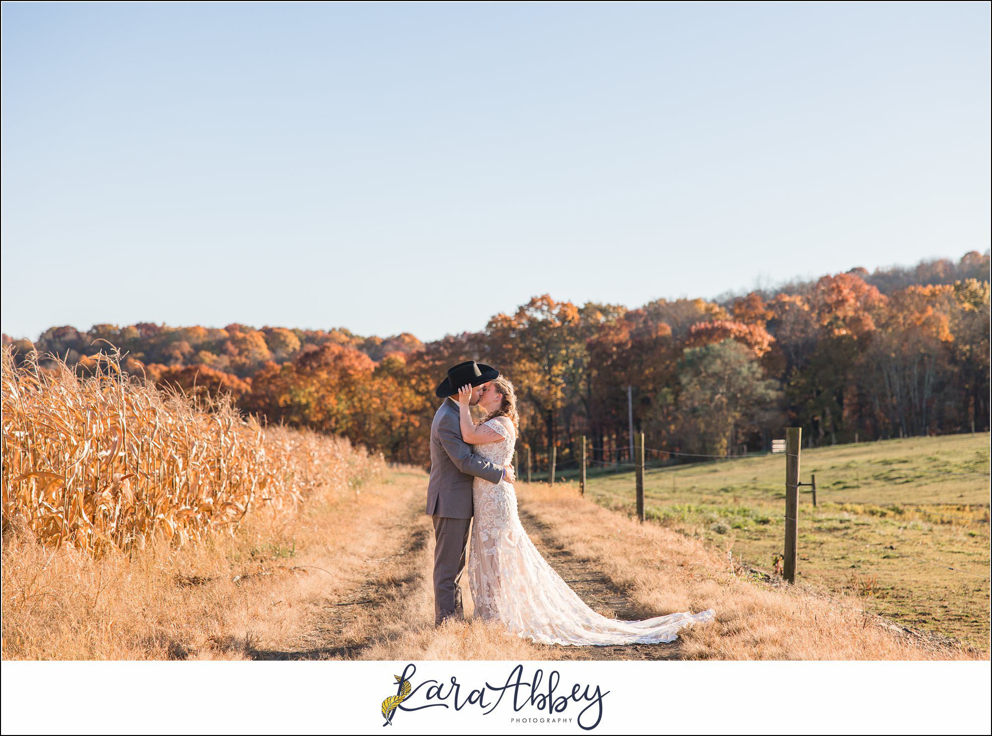 Bride And Her Horses Post-Wedding Portraits in New Alexandia PA