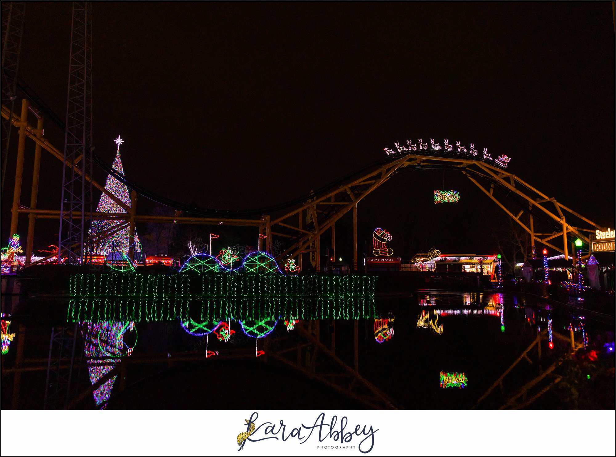 Holiday Lights at Kennywood Park The Adventuring Abbeys