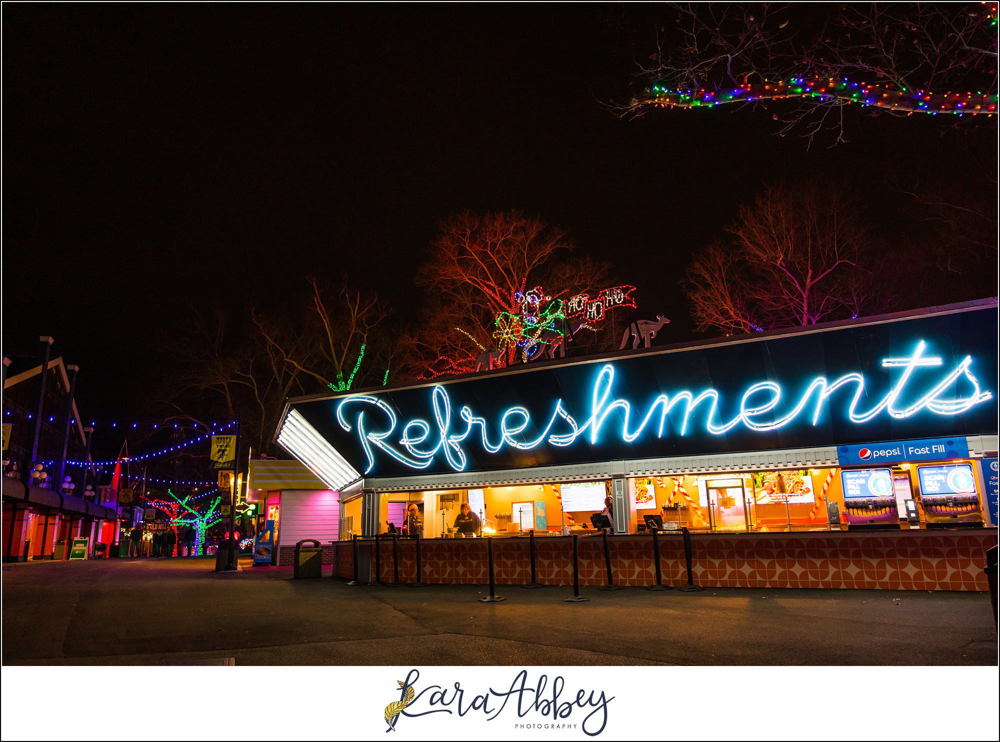 Holiday Lights at Kennywood Park The Adventuring Abbeys