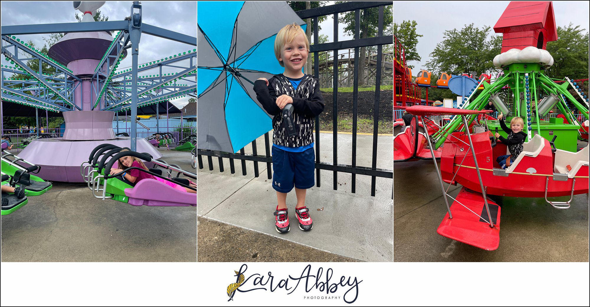 The Adventuring Abbeys go to Kings Island in the rain