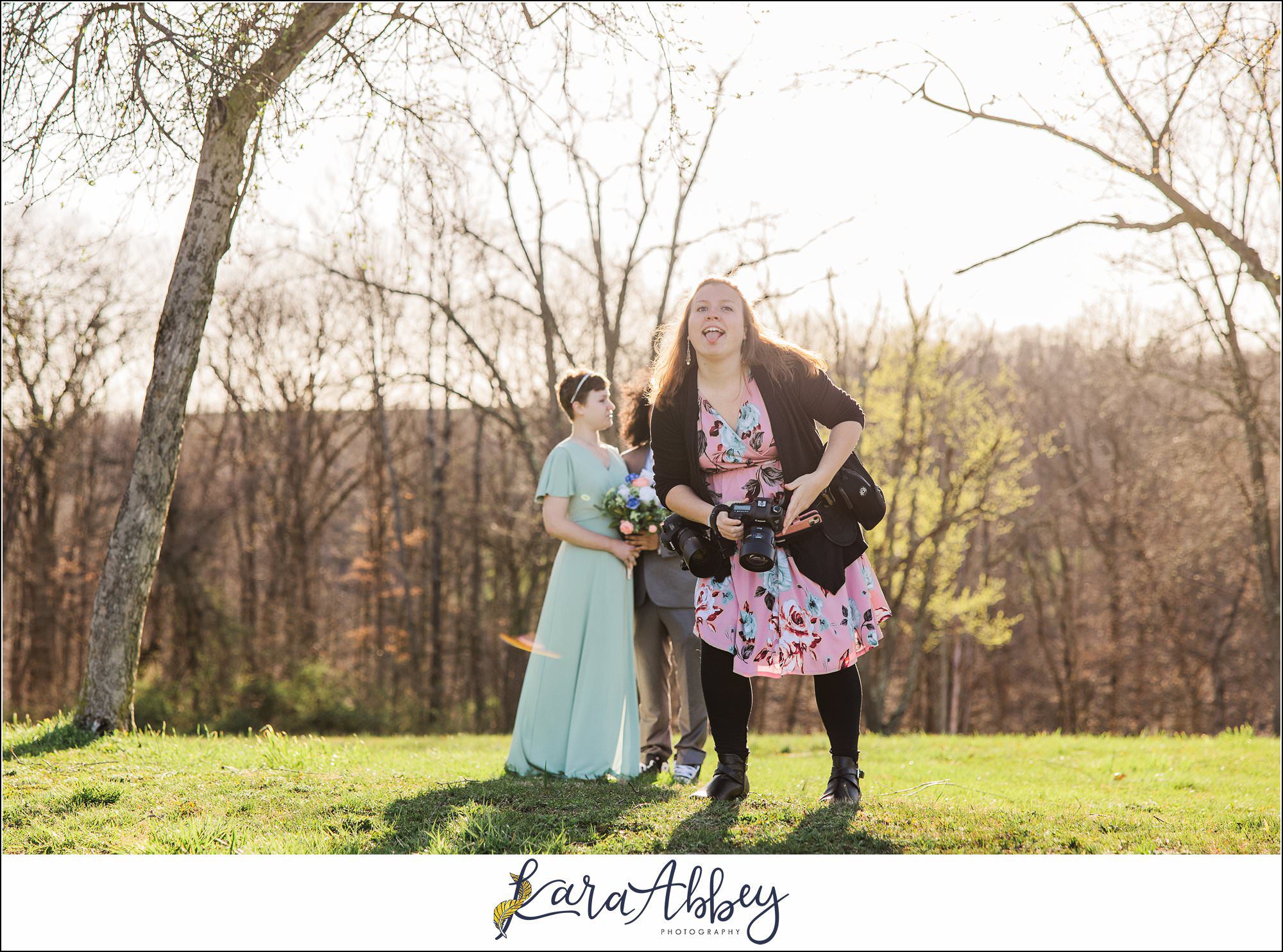 Kara Abbey Photography Behind the Scenes Wedding Photographer Irwin PA