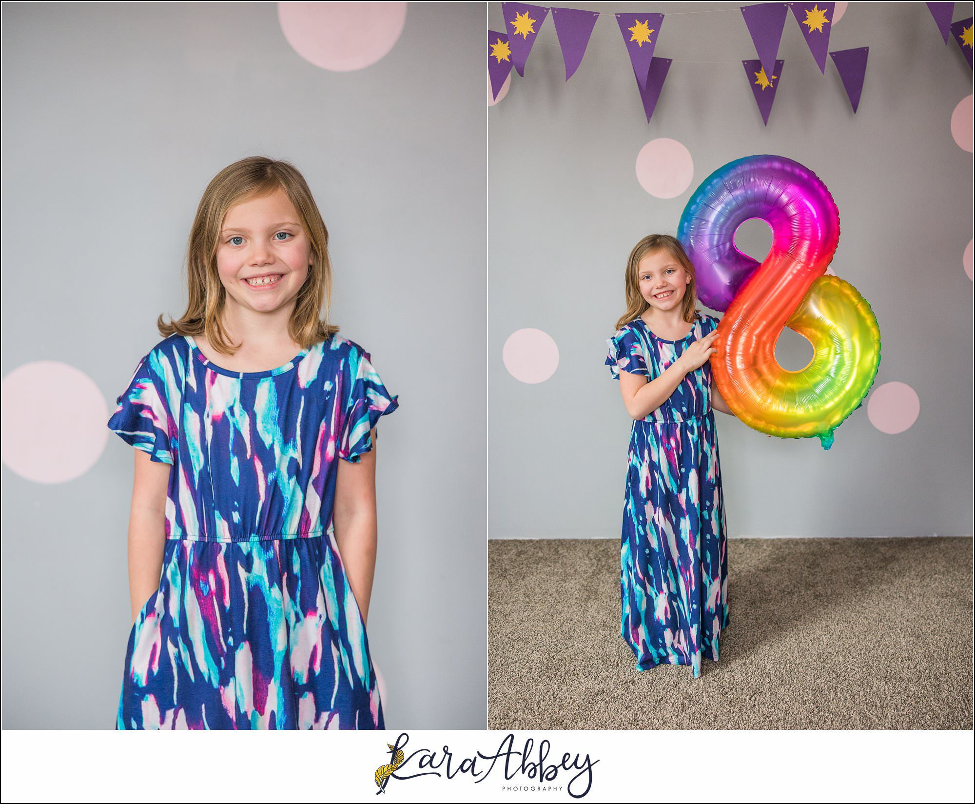 Braelynn Fiona 8 Year Old Birthday Portraits in Irwin PA