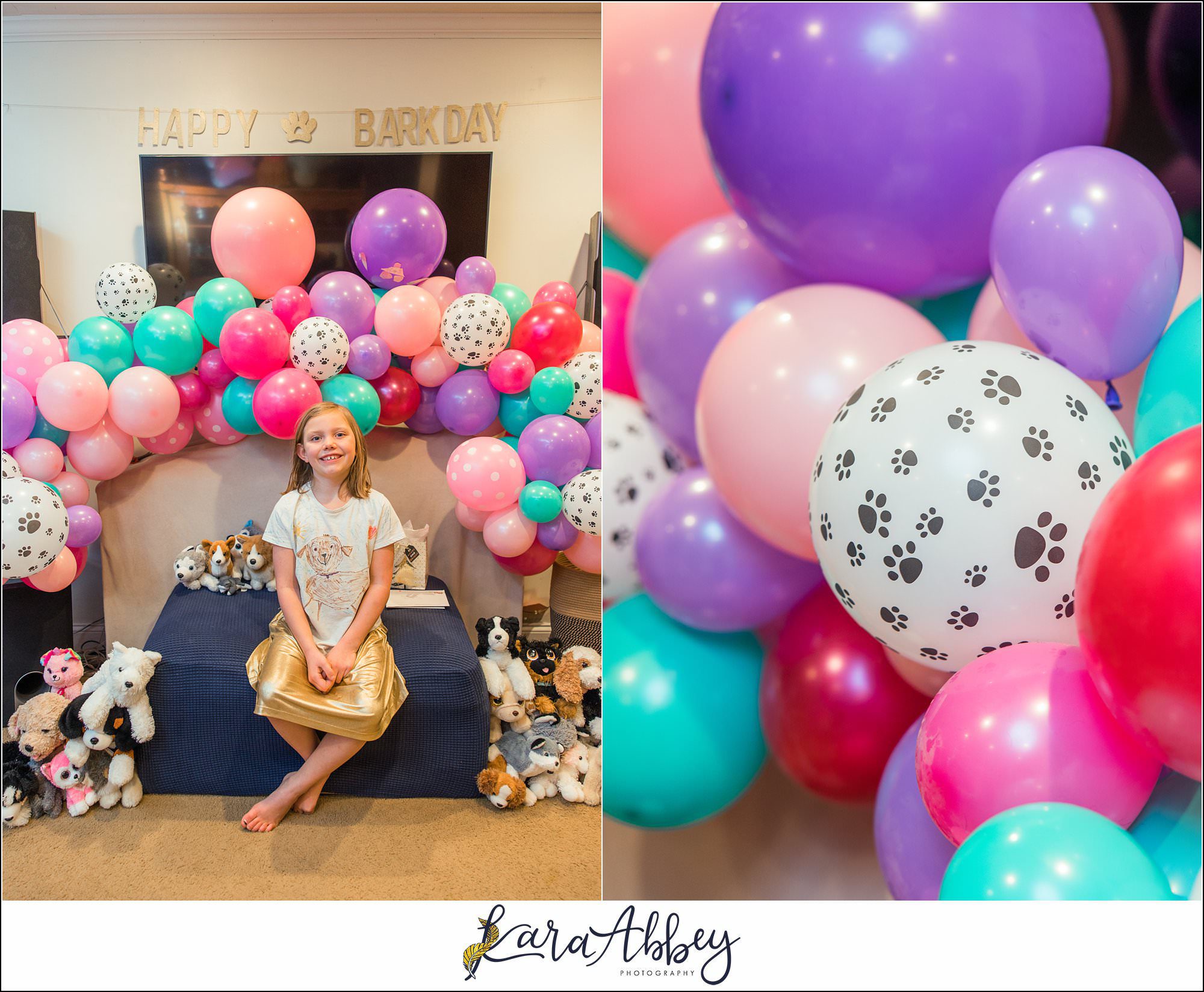 Braelynn's 8th Birthday Dog Themed Party at Home in Irwin PA