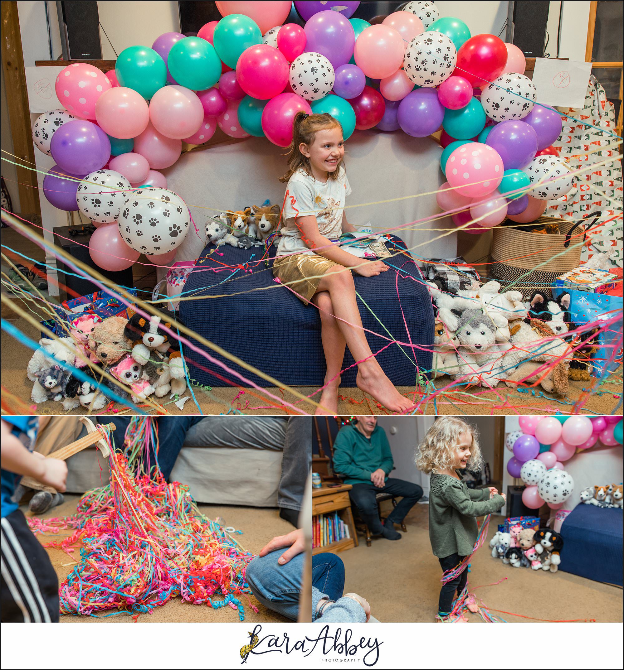 Braelynn's 8th Birthday Dog Themed Party at Home in Irwin PA