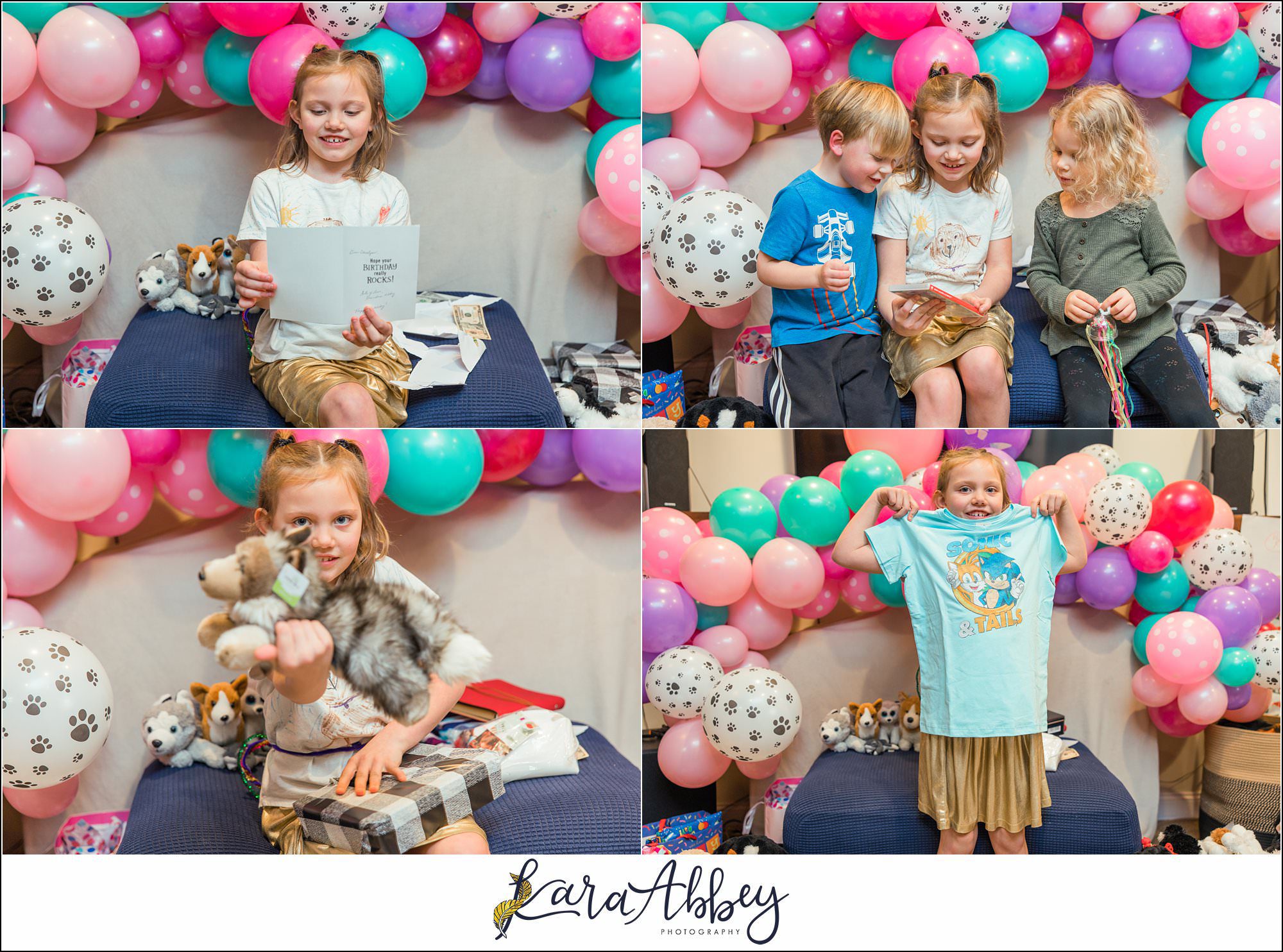 Braelynn's 8th Birthday Dog Themed Party at Home in Irwin PA