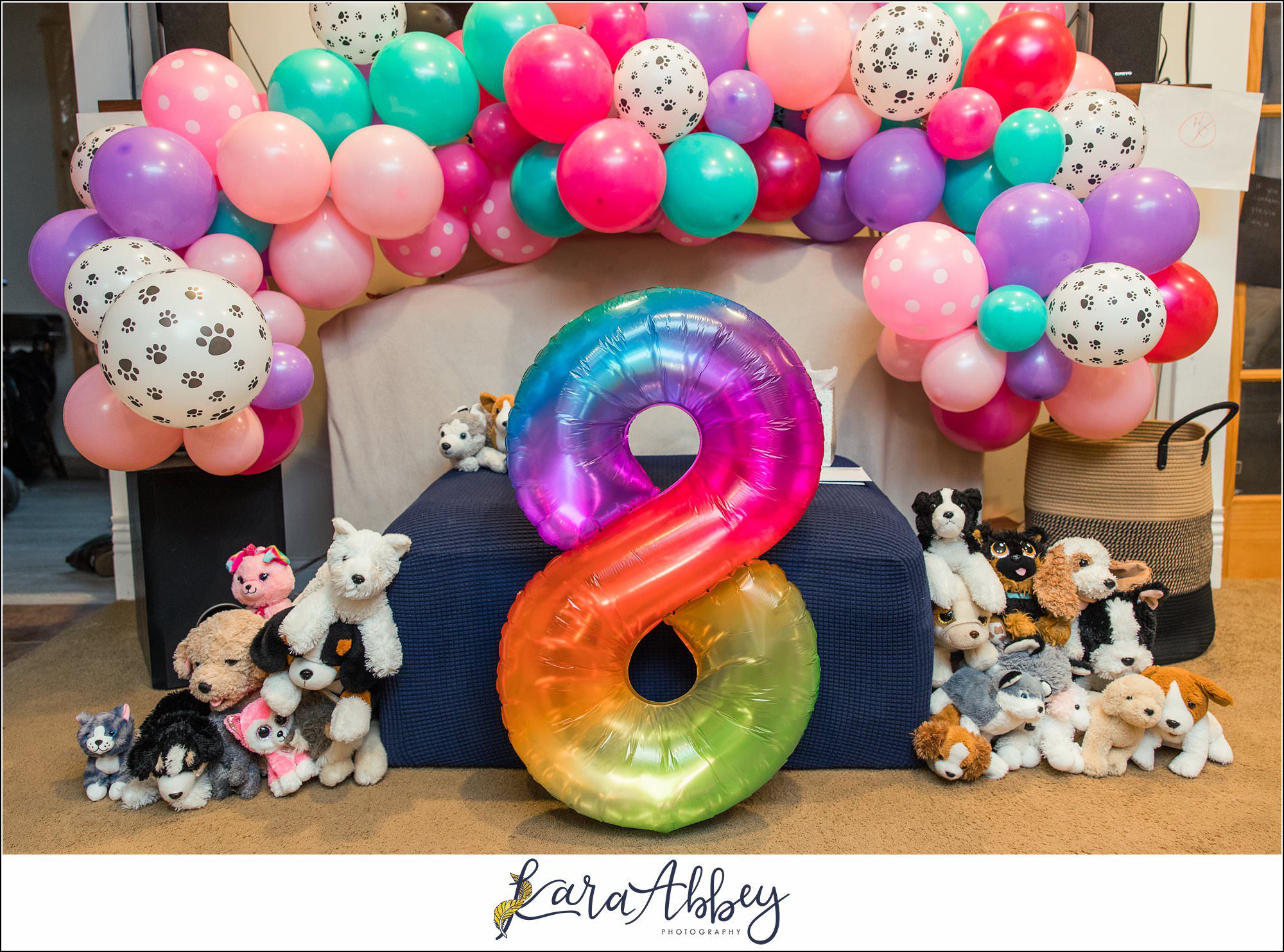 Braelynn's 8th Birthday Dog Themed Party at Home in Irwin PA