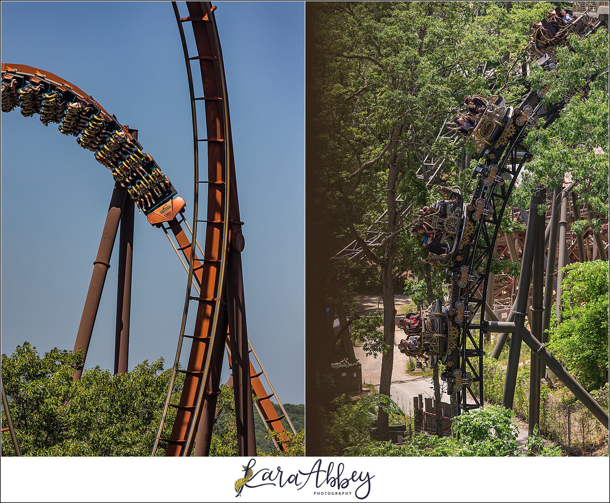 Amazing Amusement Park Photography by Roller Coaster Photographer Silver Dollar City
