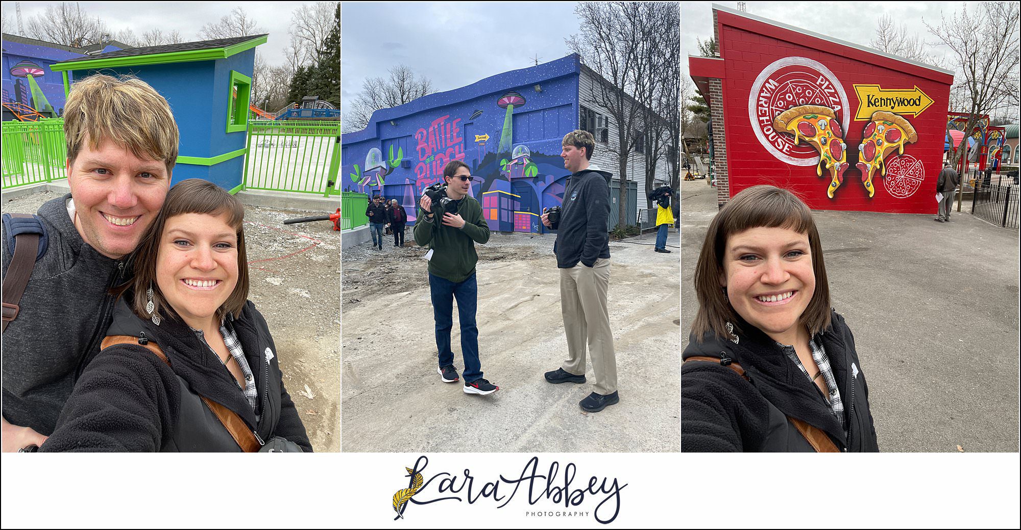 The Adventuring Abbeys at Kennywood Park Spring 2023 Constrution Tour