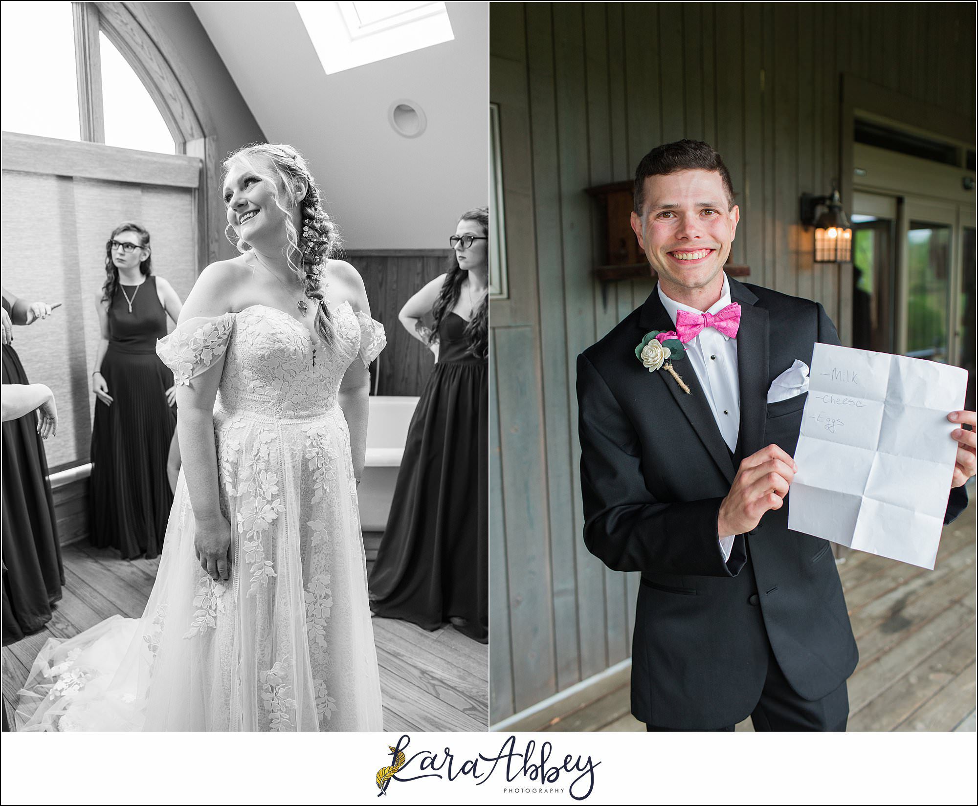 Rainy Spring Wedding at Oak Lodge in Stahlstown, PA