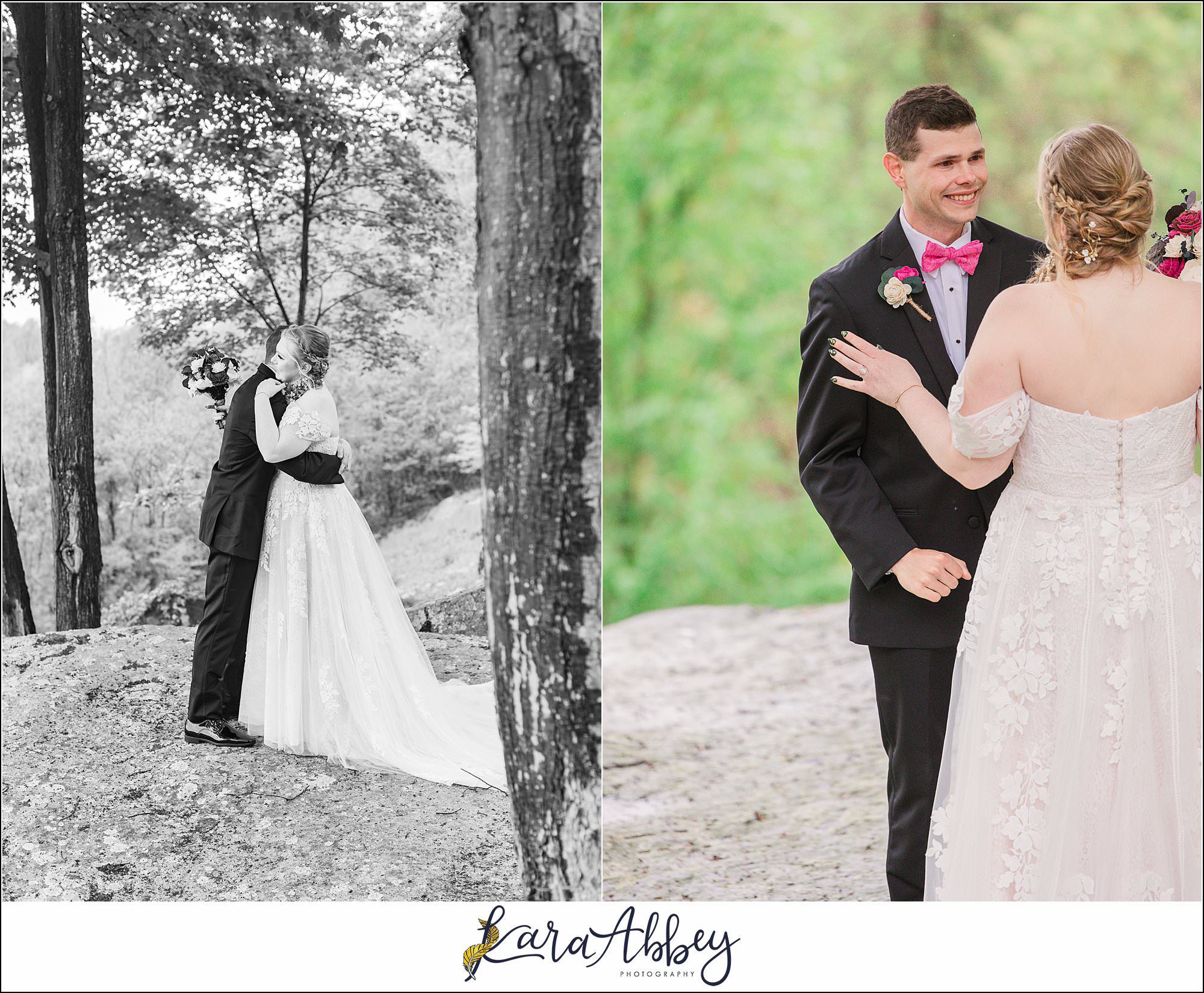 Rainy Spring Wedding at Oak Lodge in Stahlstown, PA