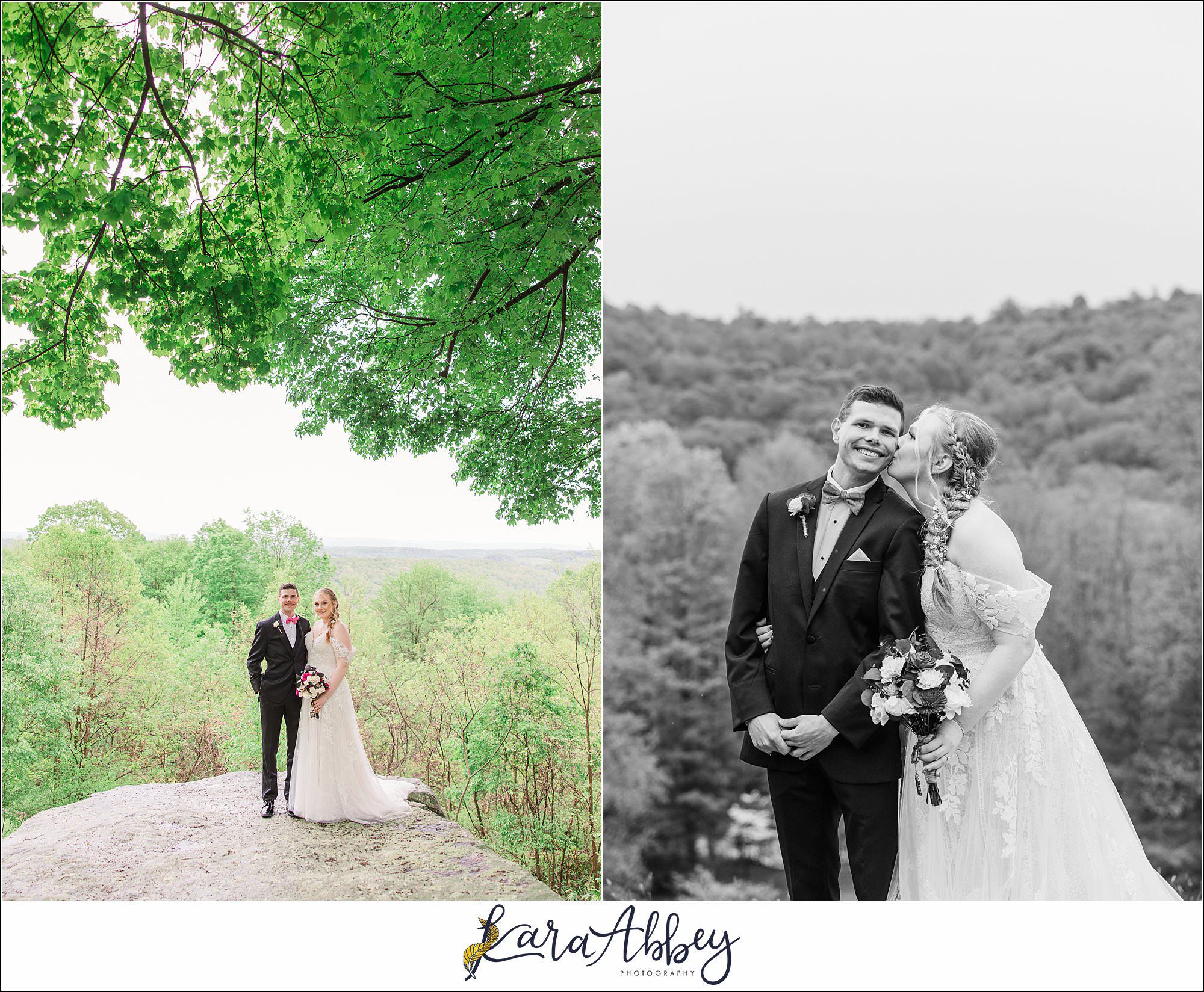 Rainy Spring Wedding at Oak Lodge in Stahlstown, PA