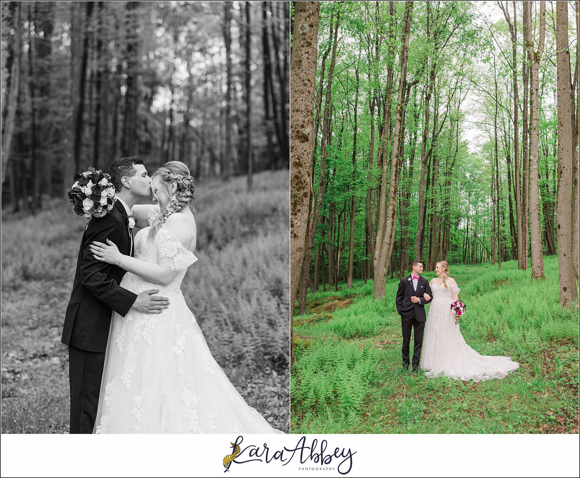 Rainy Spring Wedding at Oak Lodge in Stahlstown, PA