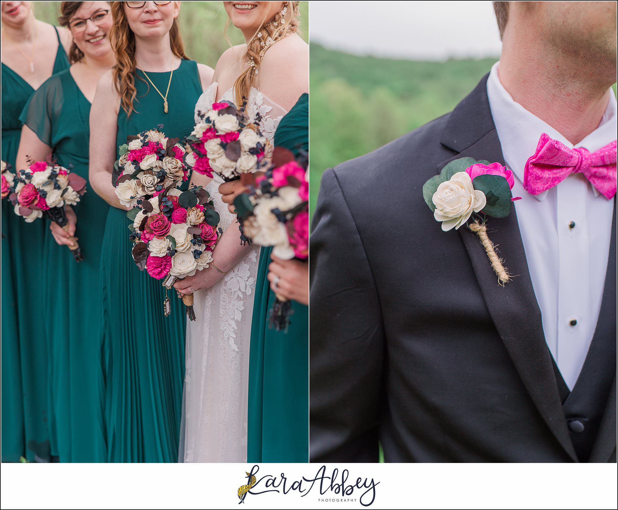 Rainy Spring Wedding at Oak Lodge in Stahlstown, PA