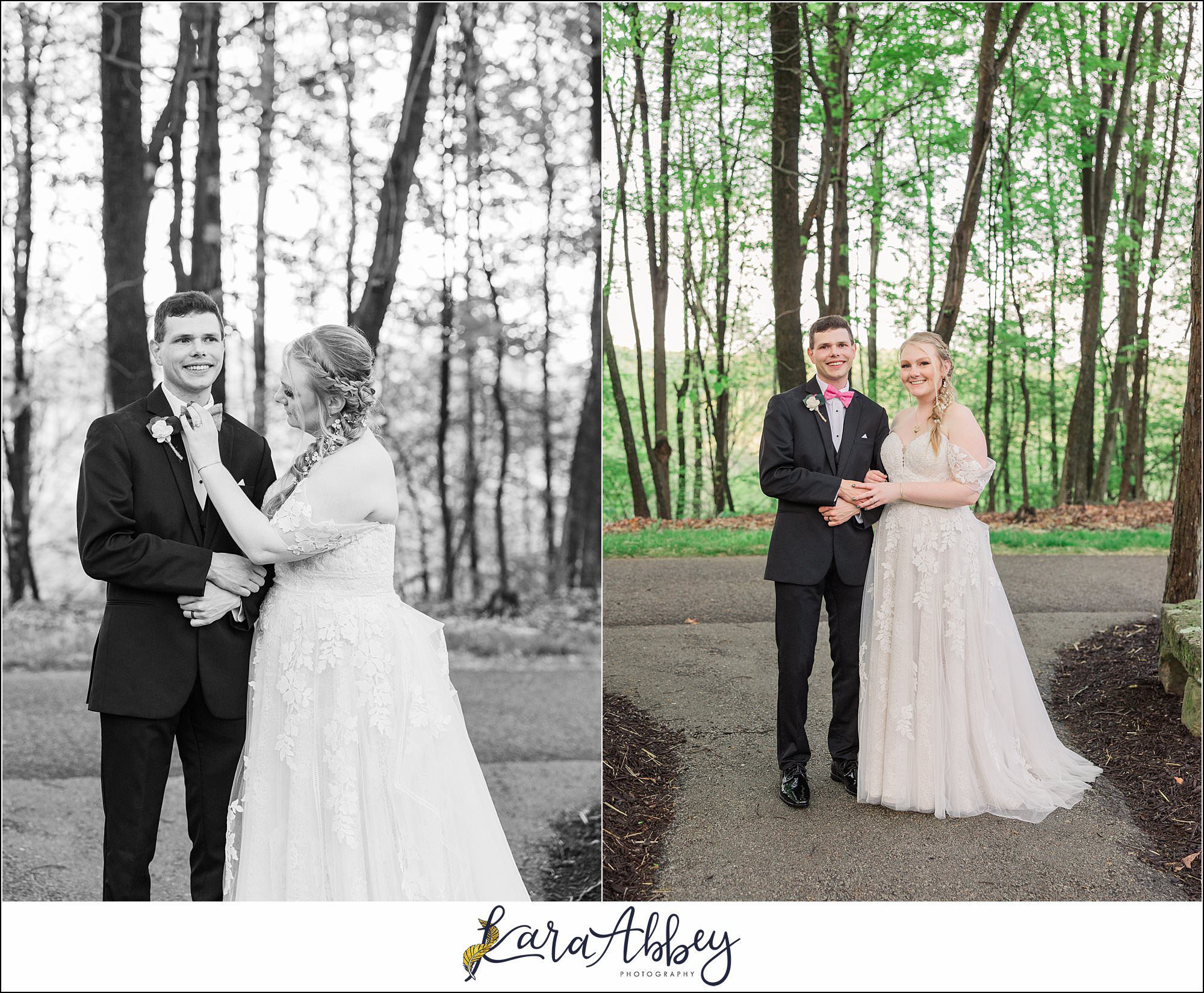 Rainy Spring Wedding at Oak Lodge in Stahlstown, PA