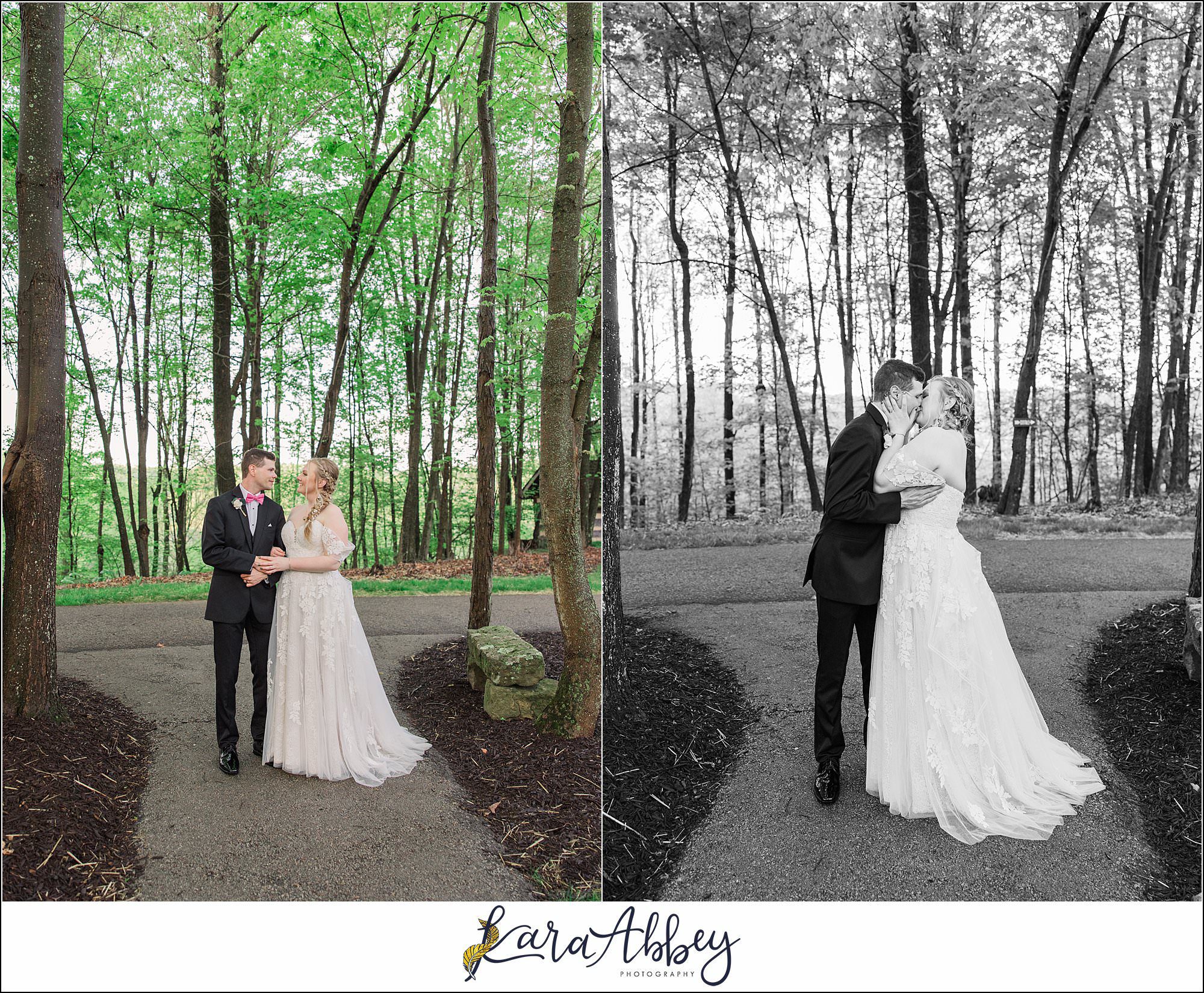 Rainy Spring Wedding at Oak Lodge in Stahlstown, PA