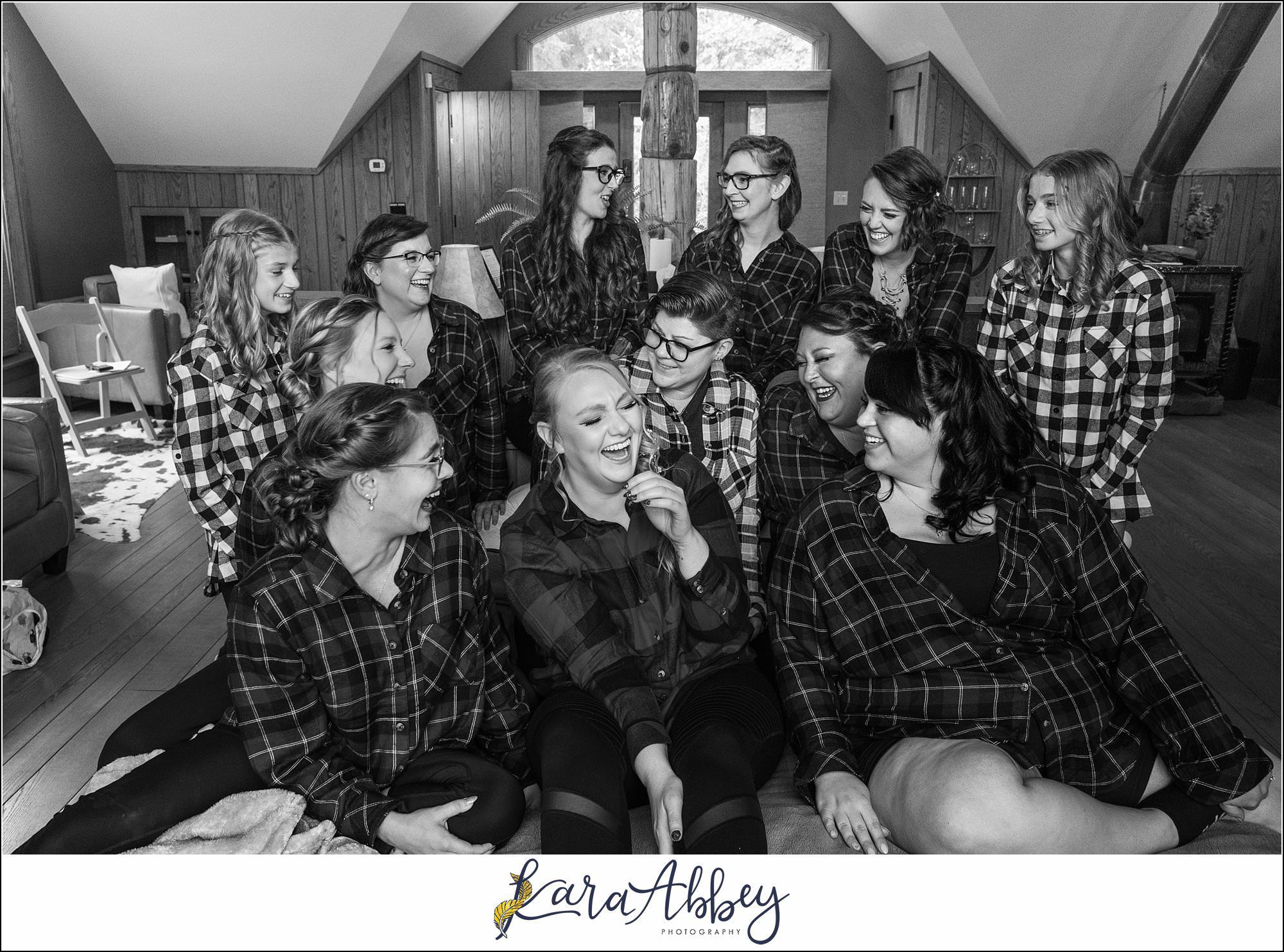 Rainy Spring Wedding at Oak Lodge in Stahlstown, PA
