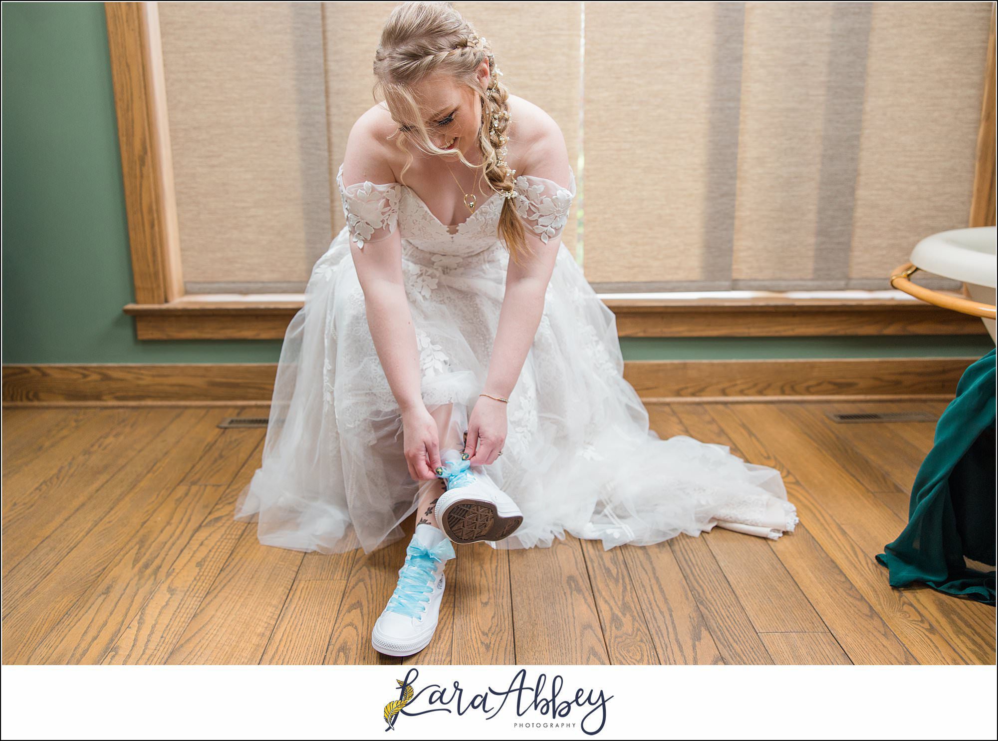 Rainy Spring Wedding at Oak Lodge in Stahlstown, PA