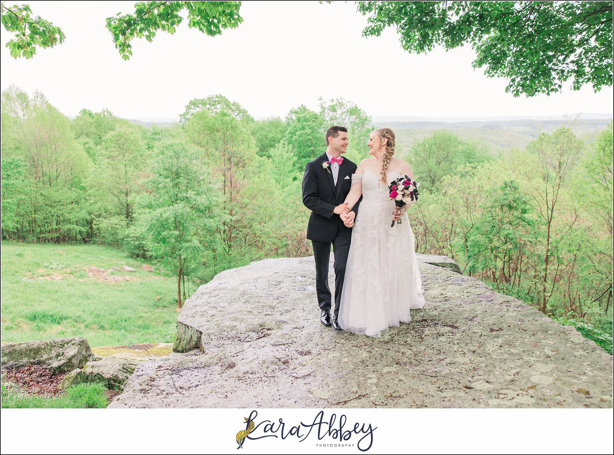 Rainy Spring Wedding at Oak Lodge in Stahlstown, PA