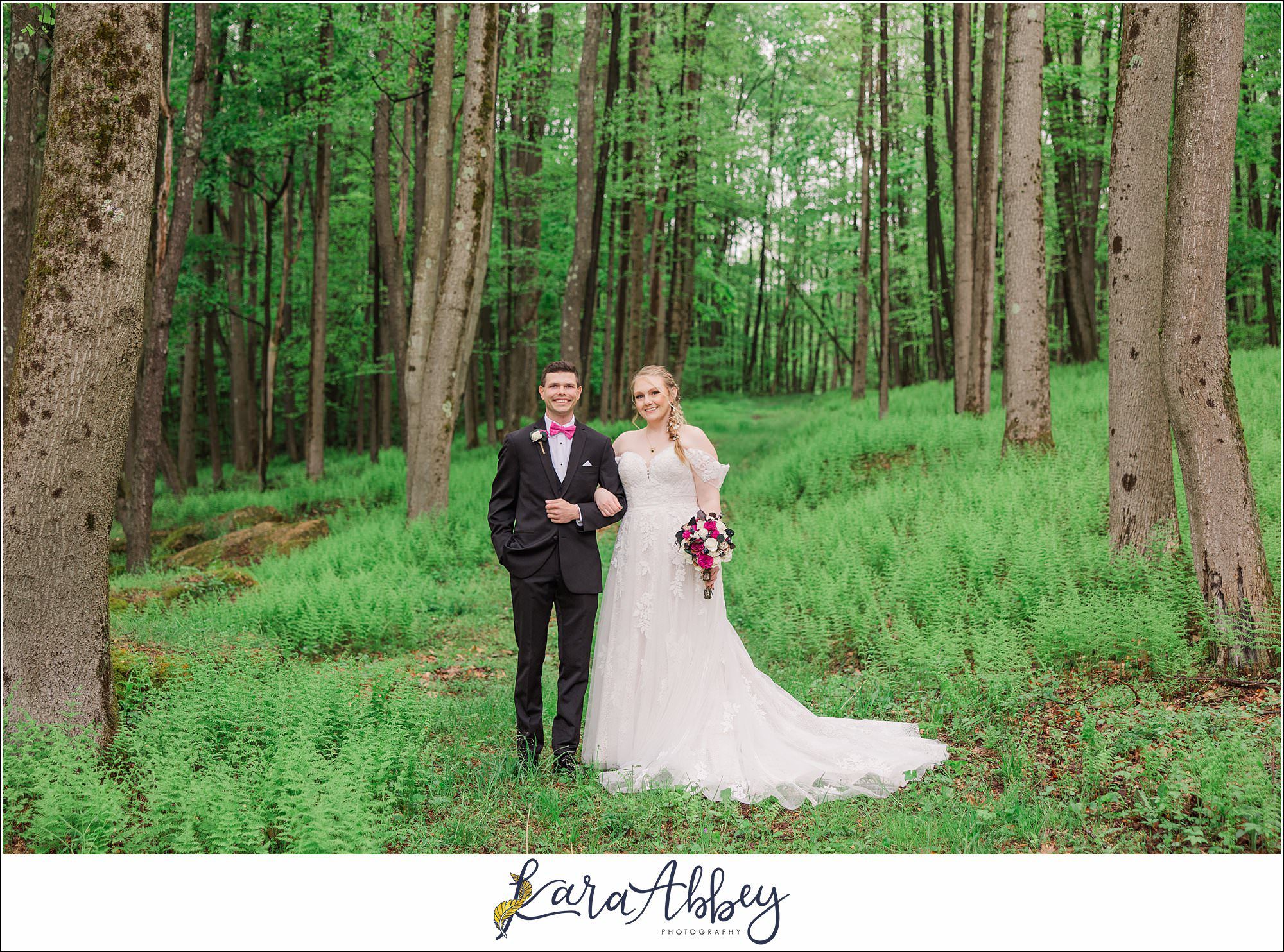 Rainy Spring Wedding at Oak Lodge in Stahlstown, PA