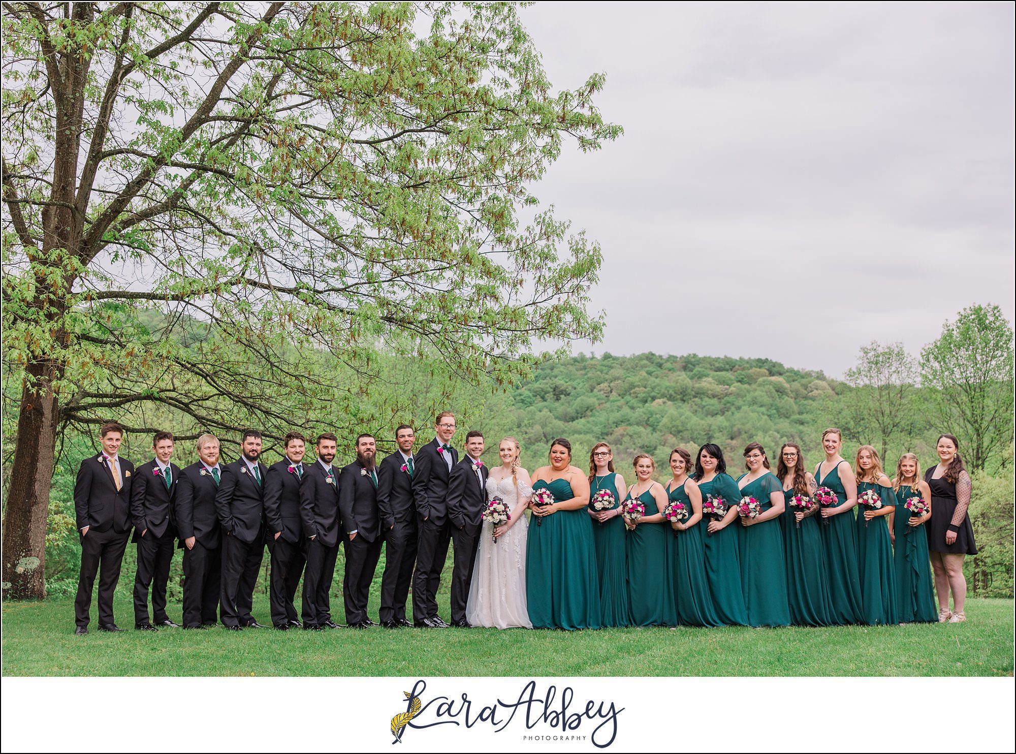Rainy Spring Wedding at Oak Lodge in Stahlstown, PA
