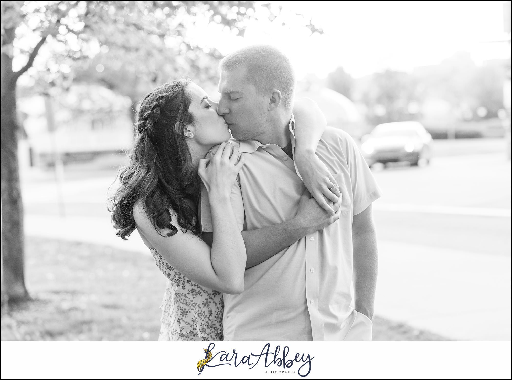 Spring Engagement Session at Tufa Bridge in Schenley Park in Pittsburgh, PA