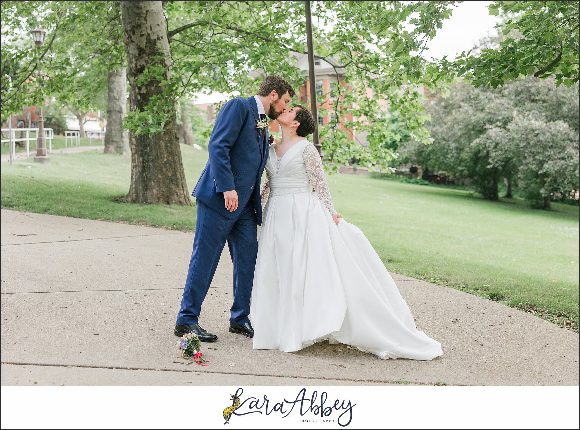 Summer Wedding at This Is Red in Munhall PA Pittsburgh PA - Portraits at John F. Kennedy Park