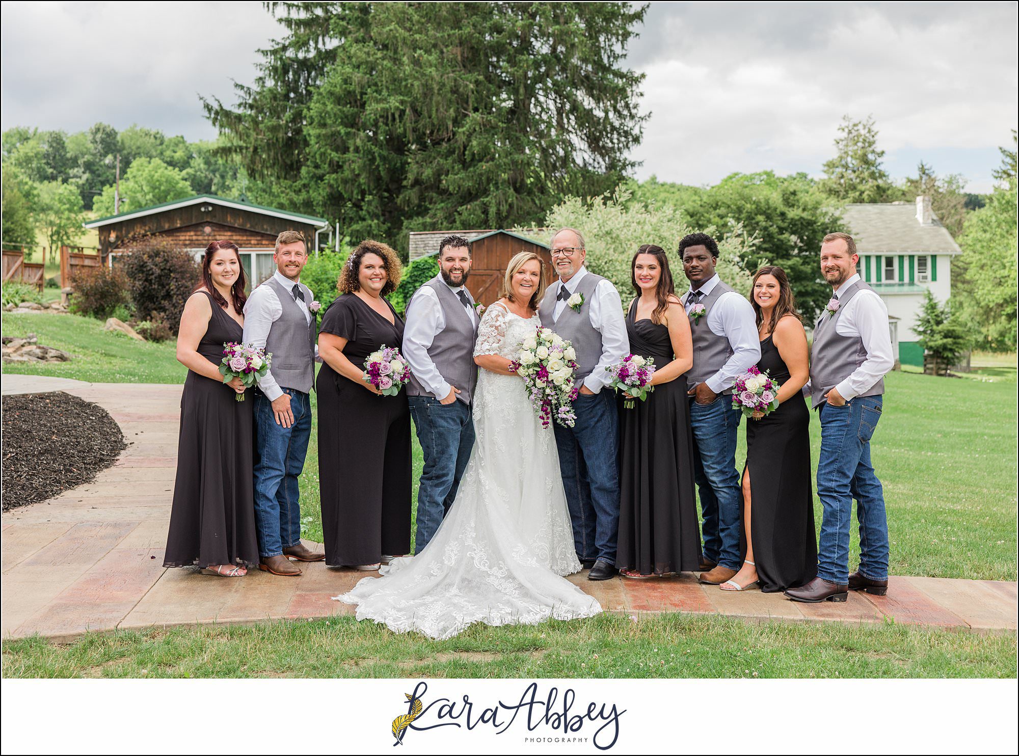 Summer Wedding at Lingrow Farm in Leechburg, PA