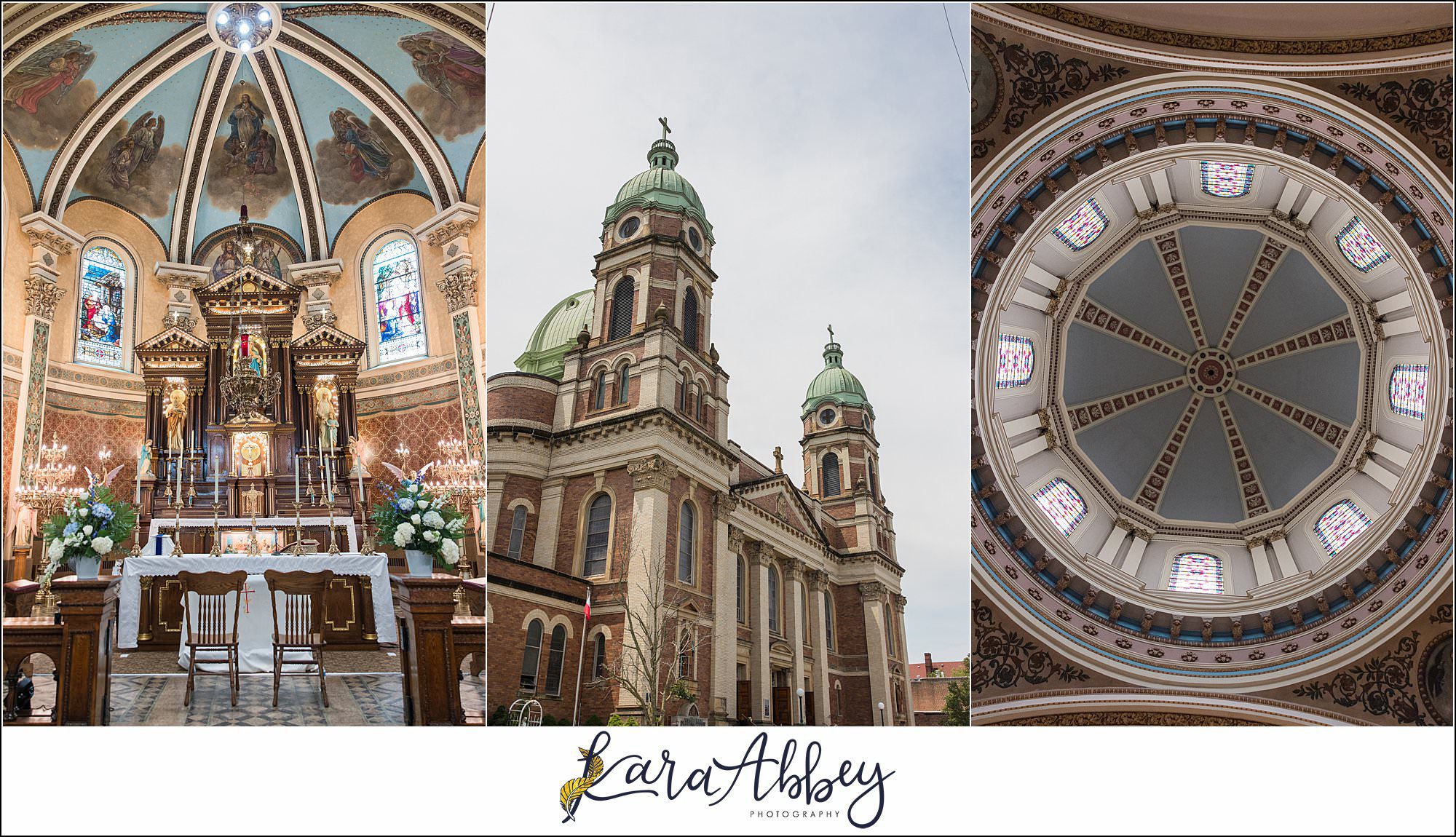 Summer Wedding at Immaculate Heart of Mary Church on Polish Hill in Pittsburgh, PA