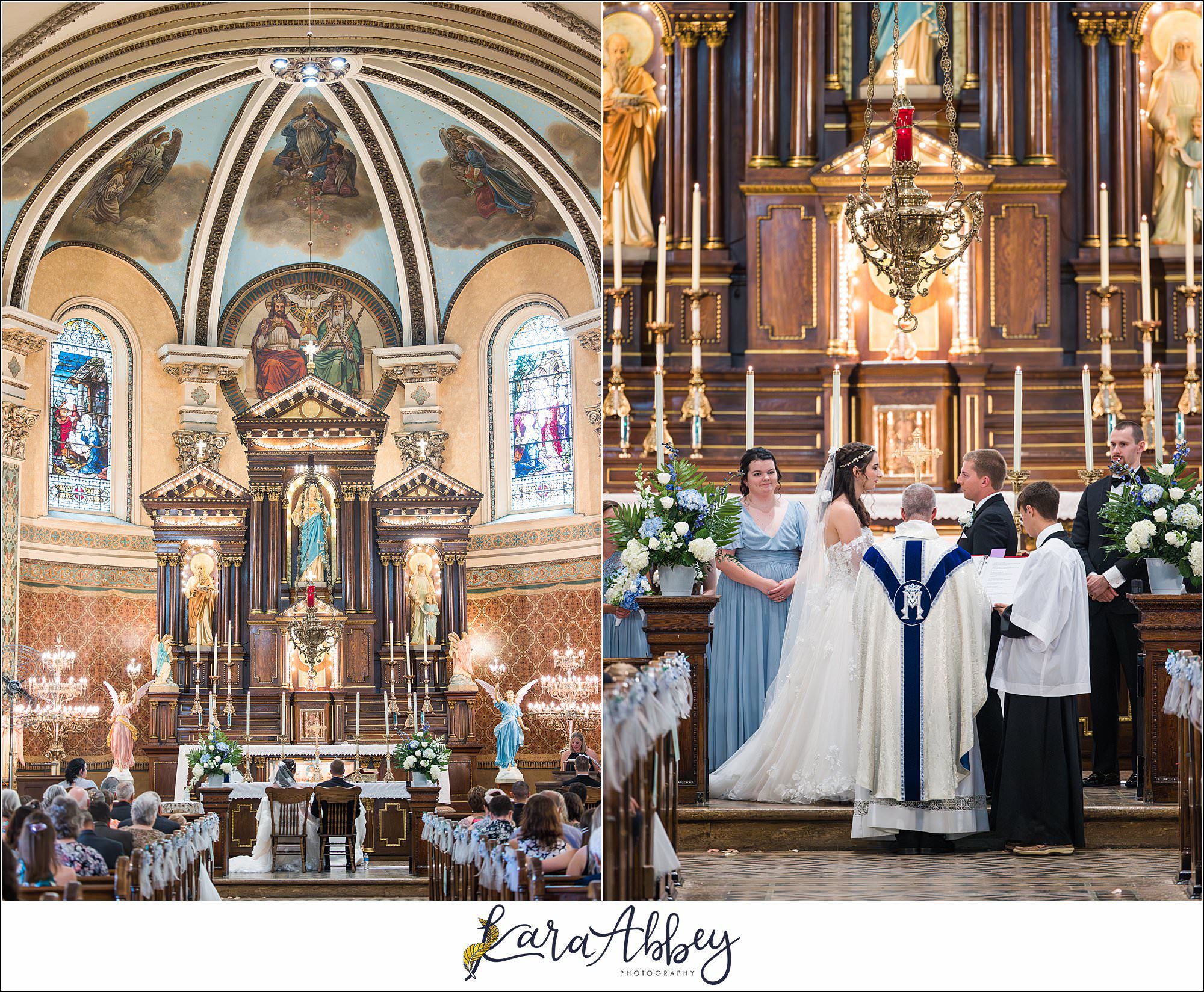 Summer Wedding at Immaculate Heart of Mary Church on Polish Hill in Pittsburgh, PA