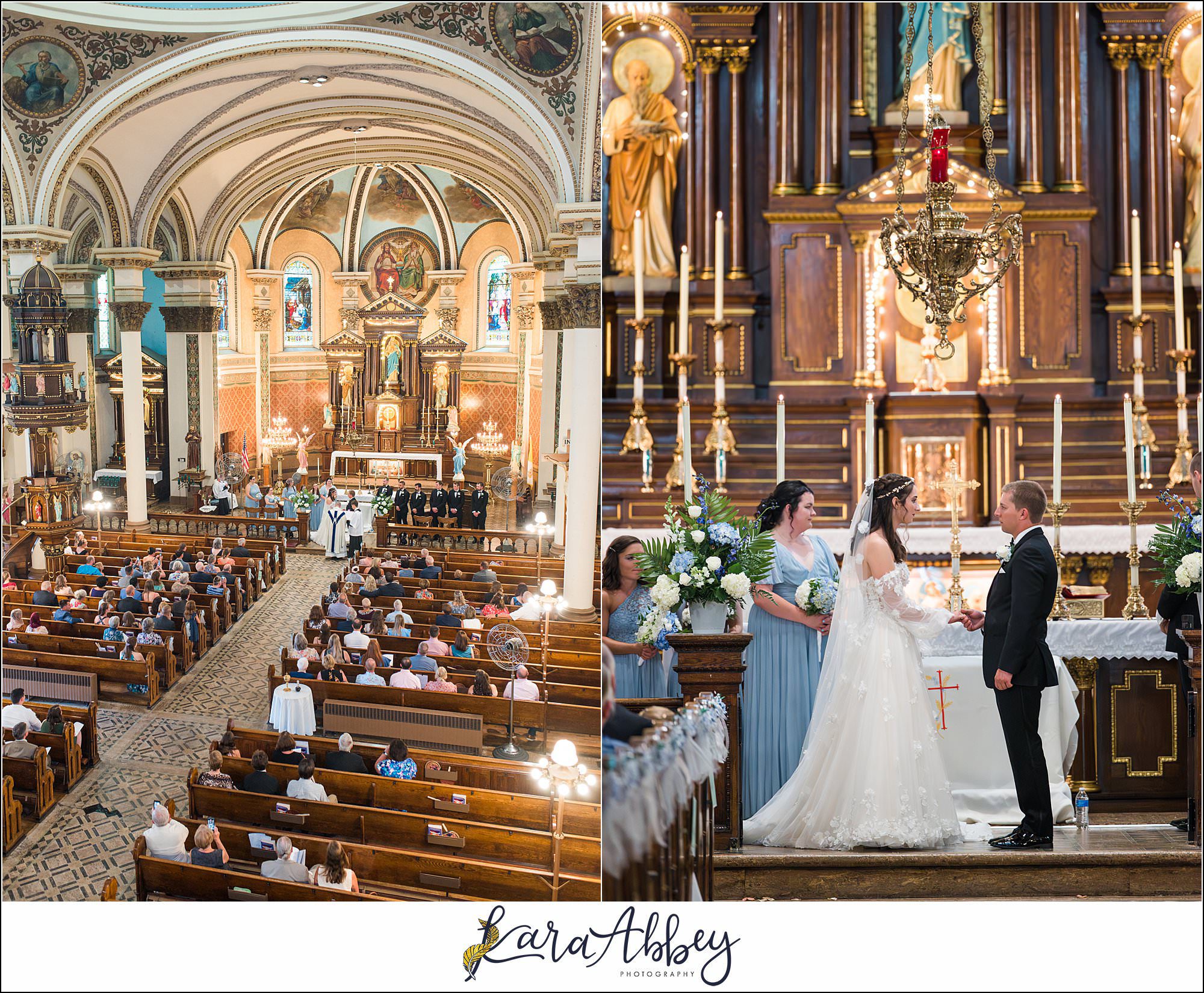 Summer Wedding at Immaculate Heart of Mary Church on Polish Hill in Pittsburgh, PA