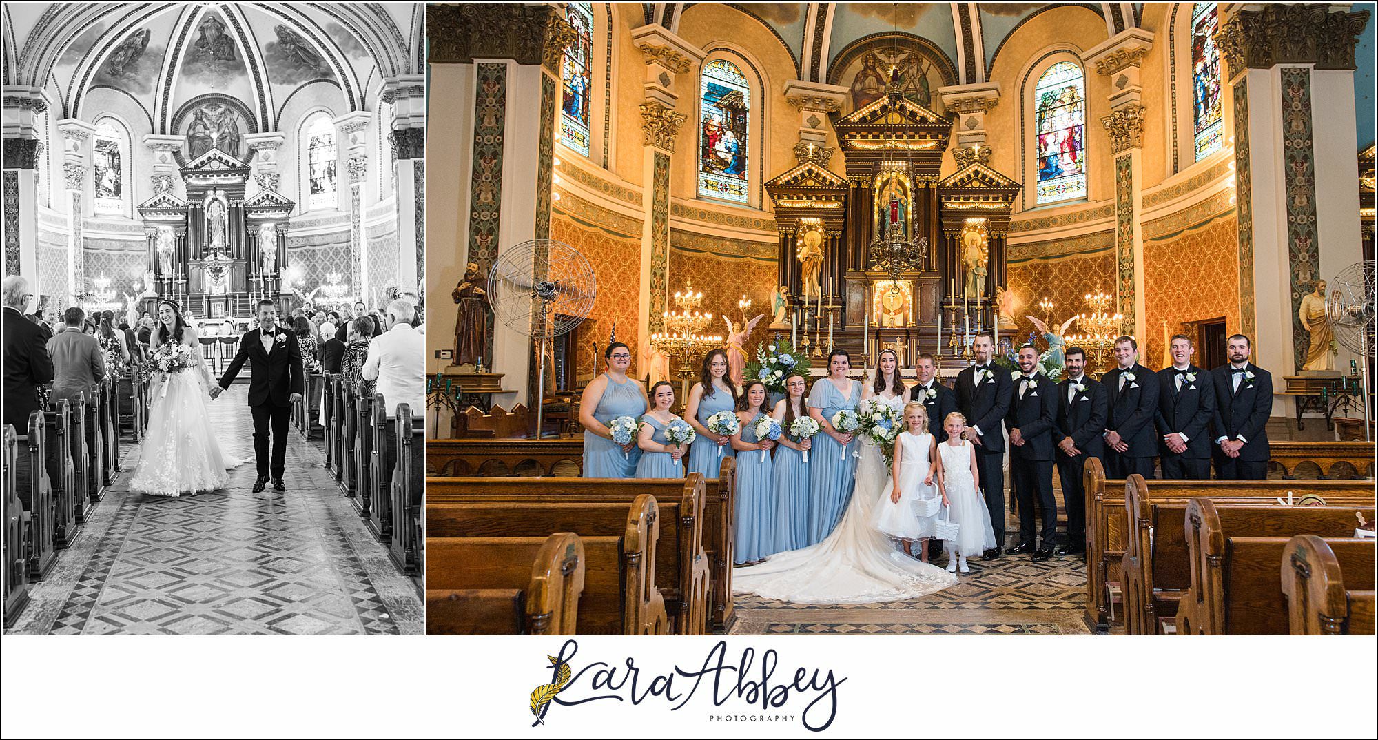 Summer Wedding at Immaculate Heart of Mary Church on Polish Hill in Pittsburgh, PA