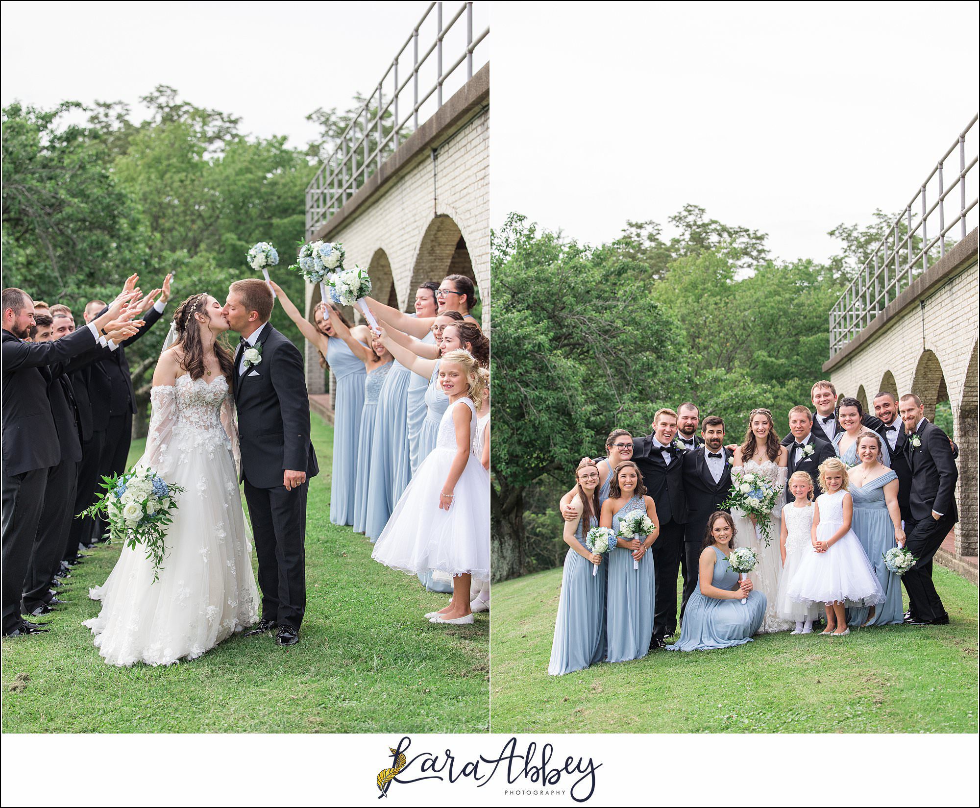 Summer Wedding at Laube Hall in Freeport, PA