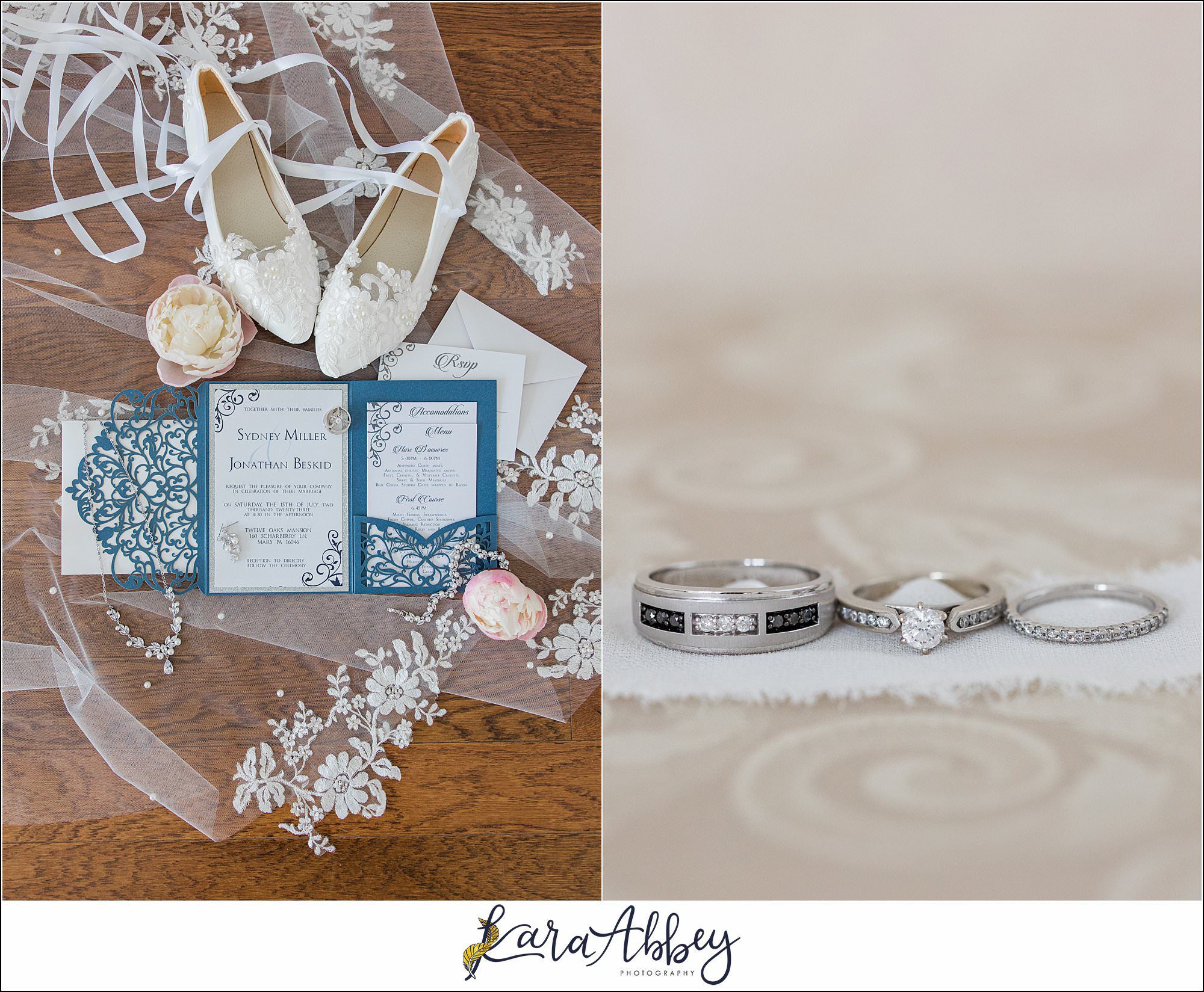 Summer Wedding at Twelve Oaks Mansion in Mars, PA