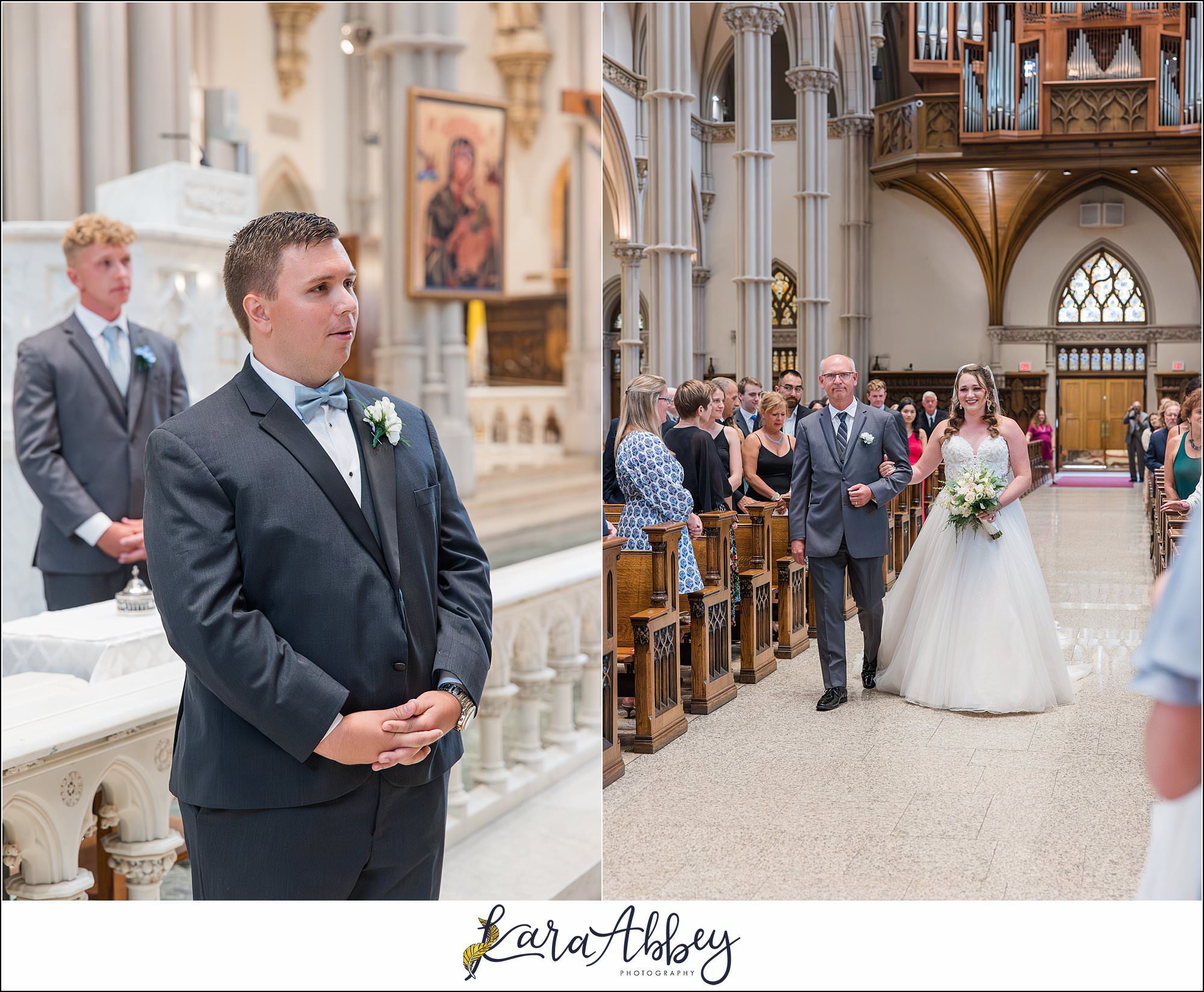 Summer Wedding at St. Paul Cathedral in Pittsburgh, PA