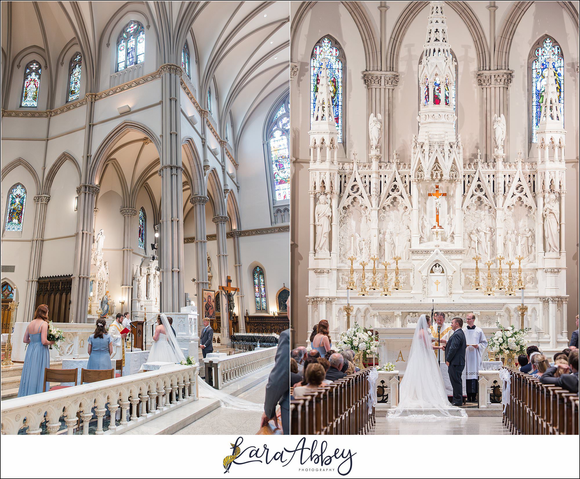 Summer Wedding at St. Paul Cathedral in Pittsburgh, PA