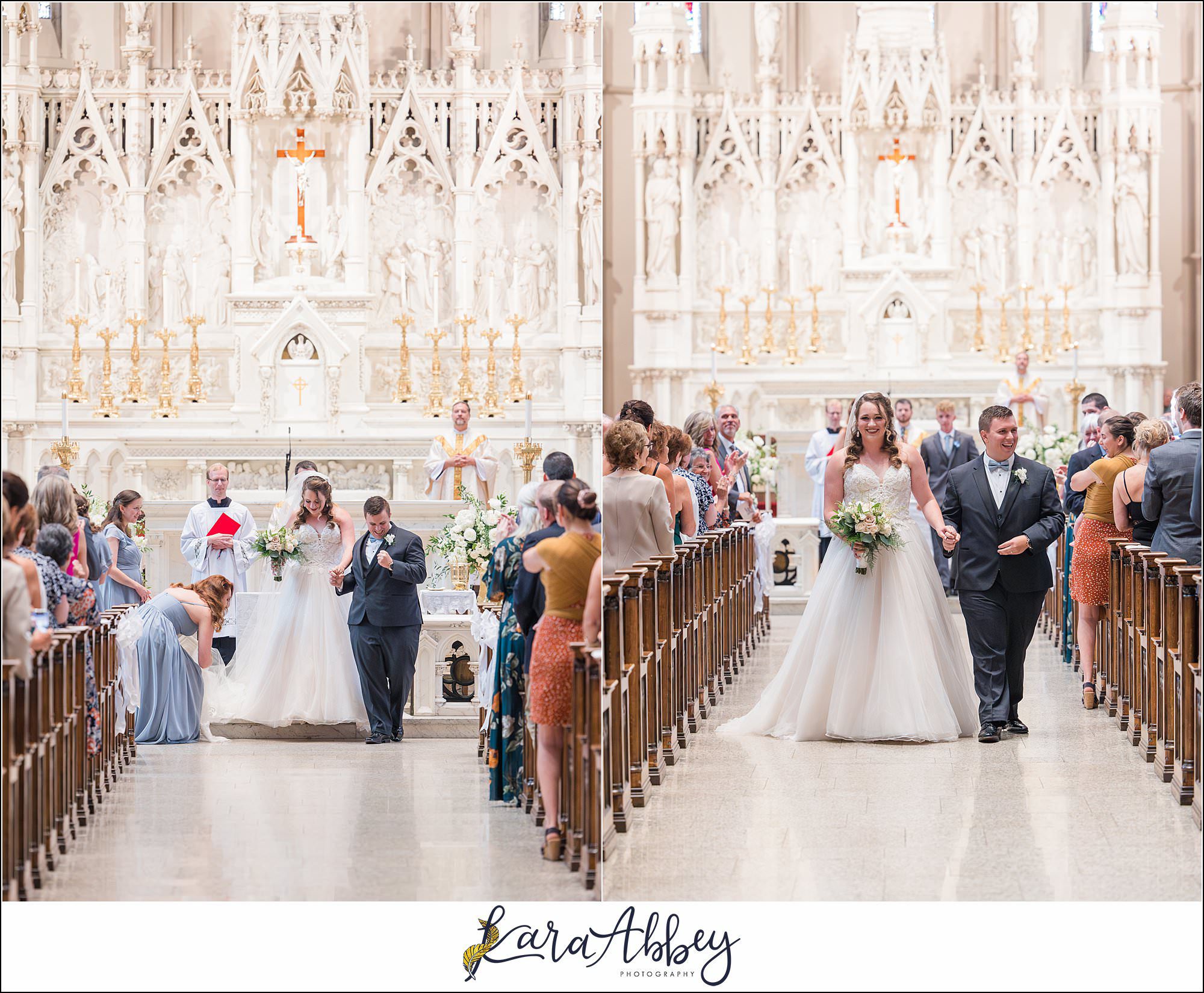 Summer Wedding at St. Paul Cathedral in Pittsburgh, PA
