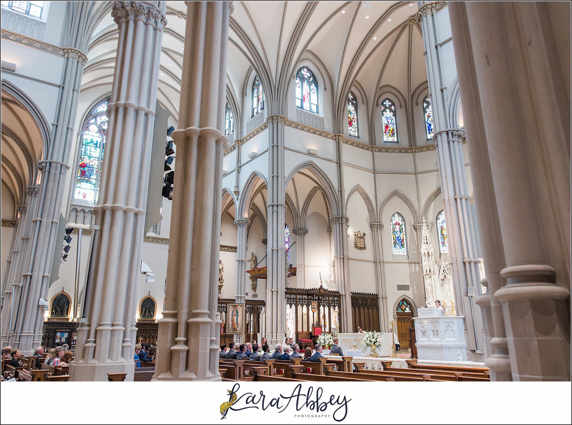 Summer Wedding at St. Paul Cathedral in Pittsburgh, PA