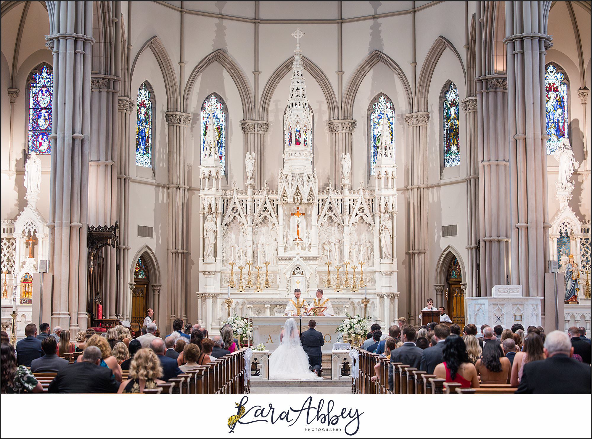Summer Wedding at St. Paul Cathedral in Pittsburgh, PA
