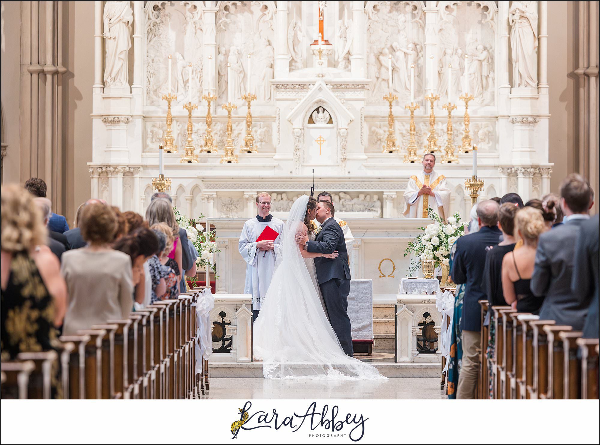 Summer Wedding at St. Paul Cathedral in Pittsburgh, PA