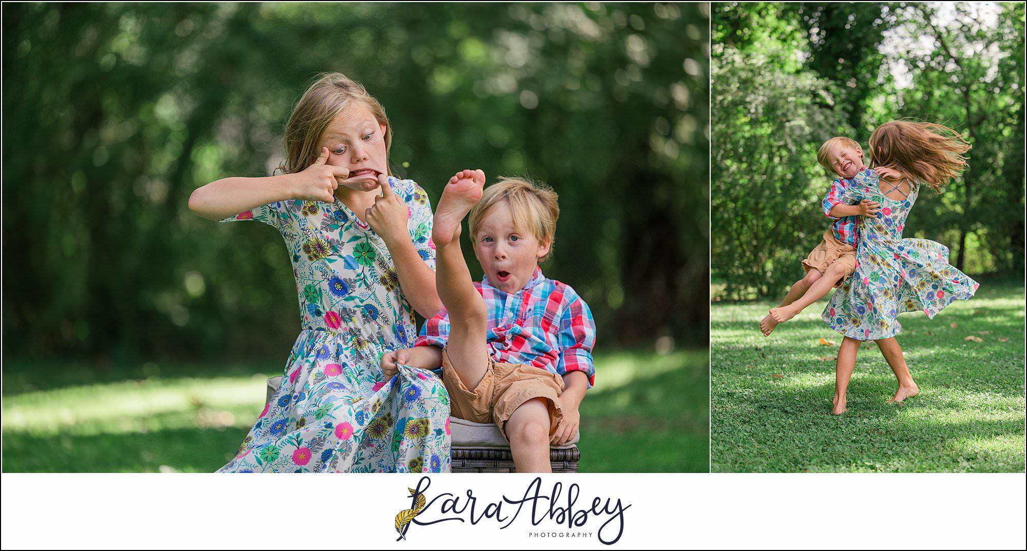 Half Birthday Backyard Fun Summer Portraits in Irwin PA