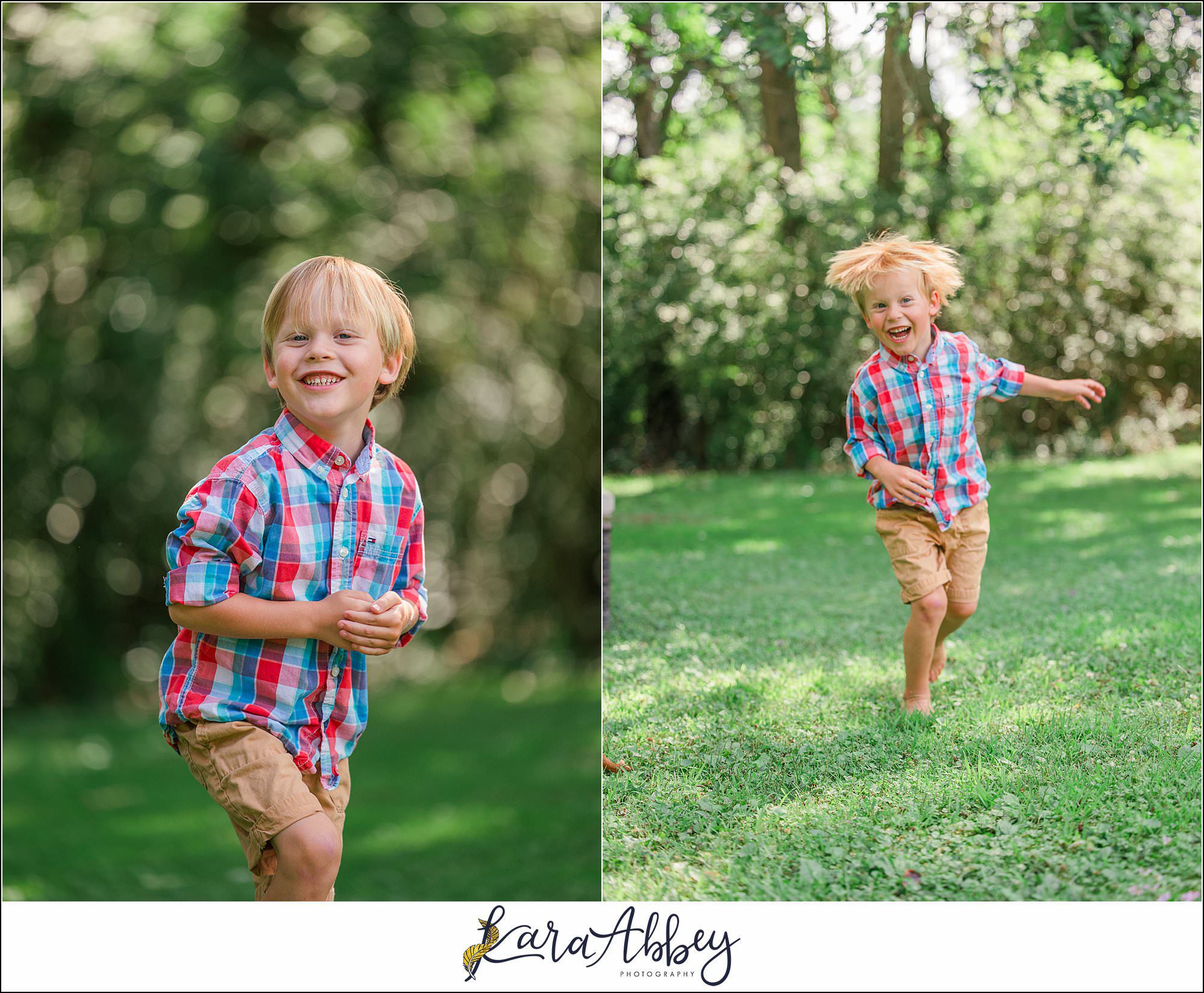 Half Birthday Backyard Fun Summer Portraits in Irwin PA