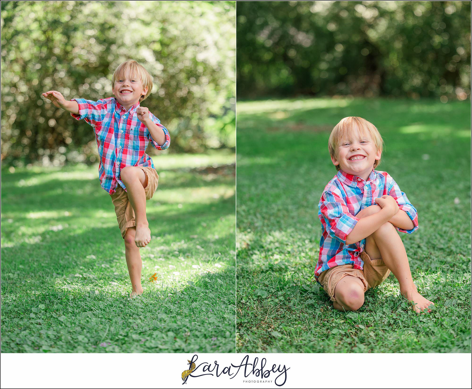 Half Birthday Backyard Fun Summer Portraits in Irwin PA